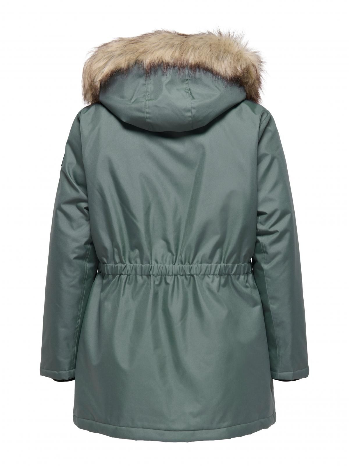 온리 빅사이즈 테크니컬 퍼후드 파카 15185999_1469_889536 GREEN / BALSAM GREEN - 상세 이미지 4