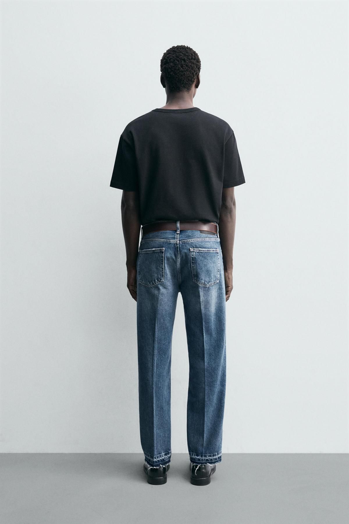 자라 테크니컬 스트레이트핏 데님 진 6688/335 MID-BLUE - 상세 이미지 4