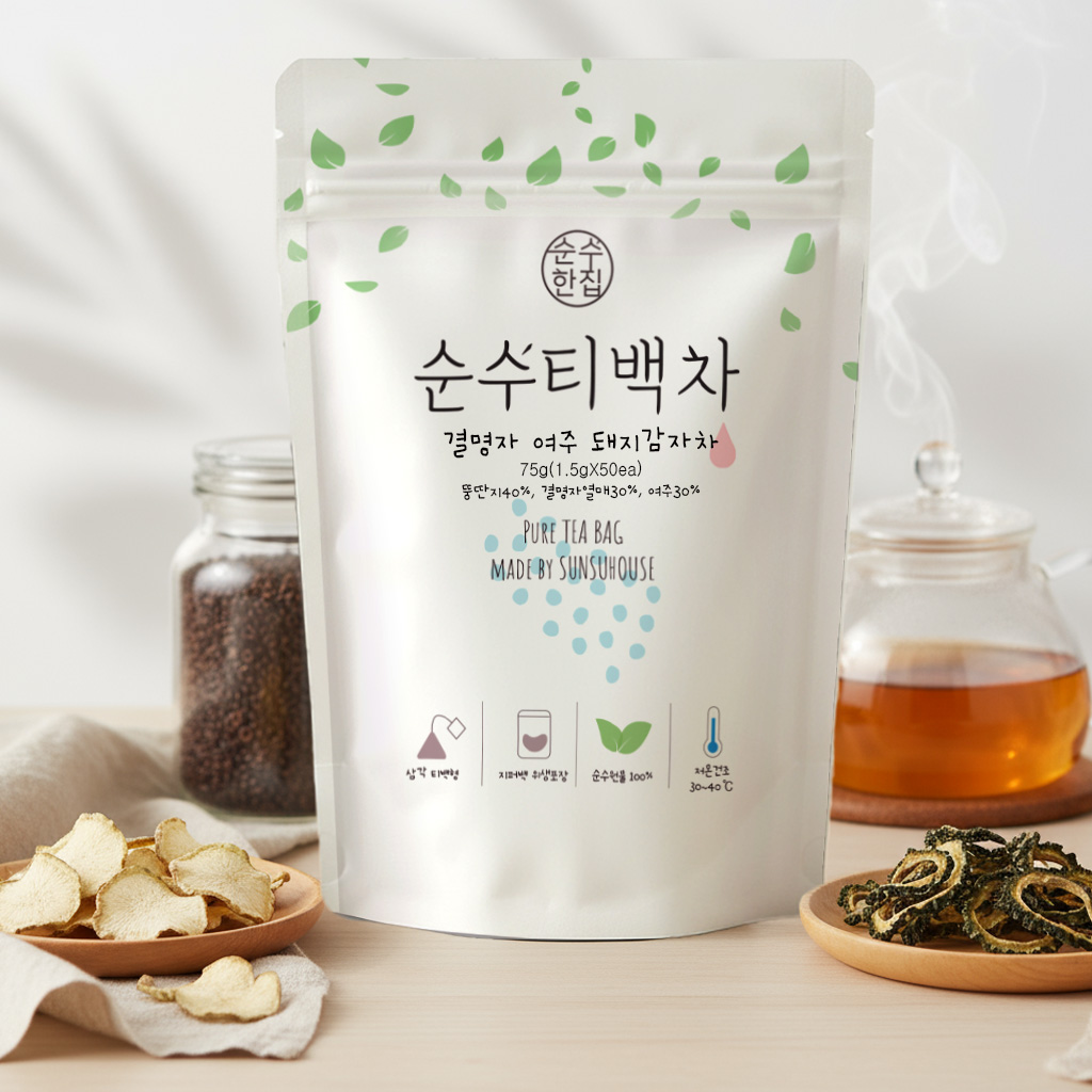 1+1 티백 50개입 돼지감자여주 결명자차 이미지 3