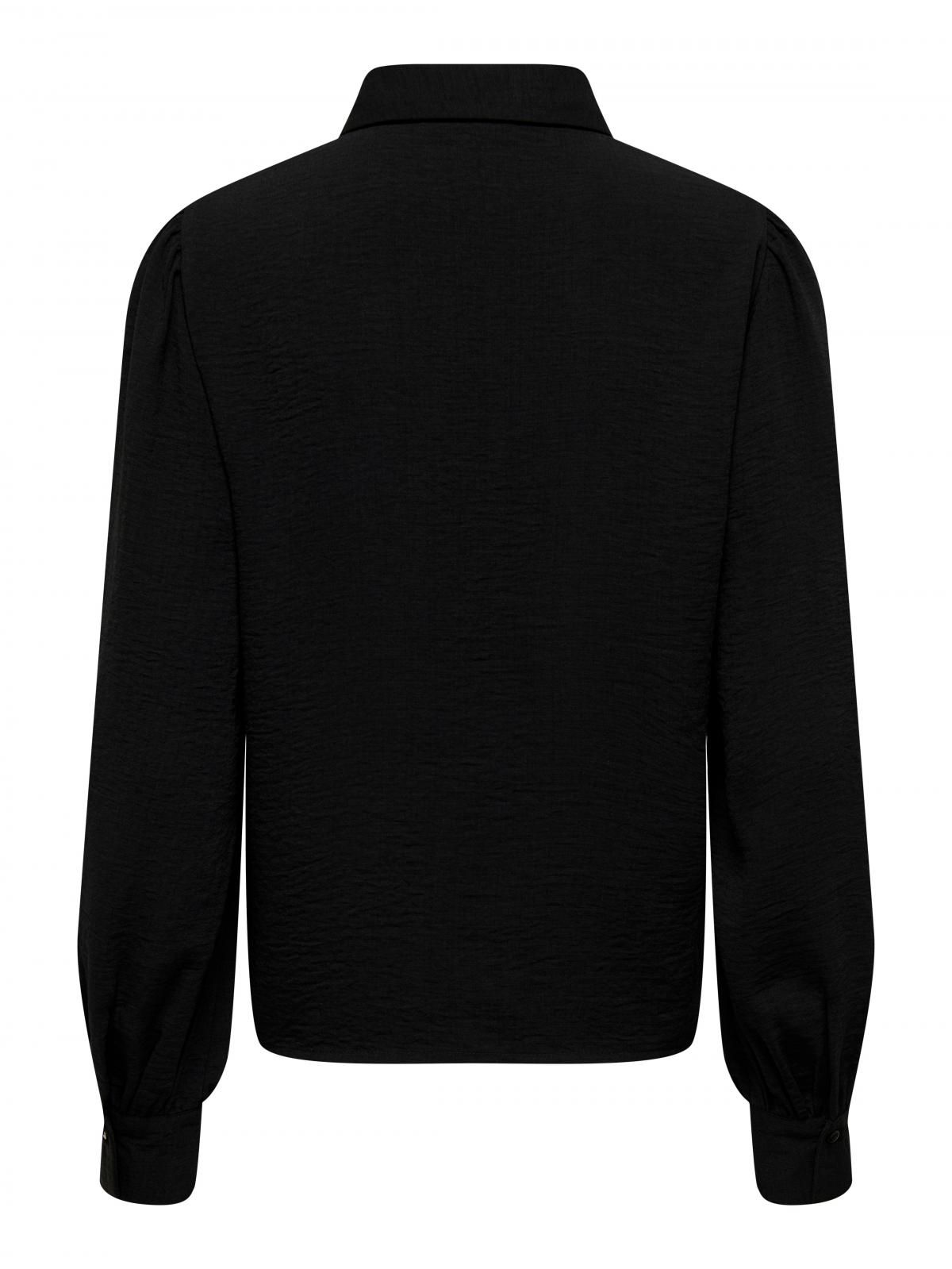 제이디와이 볼륨슬리브 레귤러핏 블랙 셔츠 15283183_2161 BLACK / BLACK - 상세 이미지 4