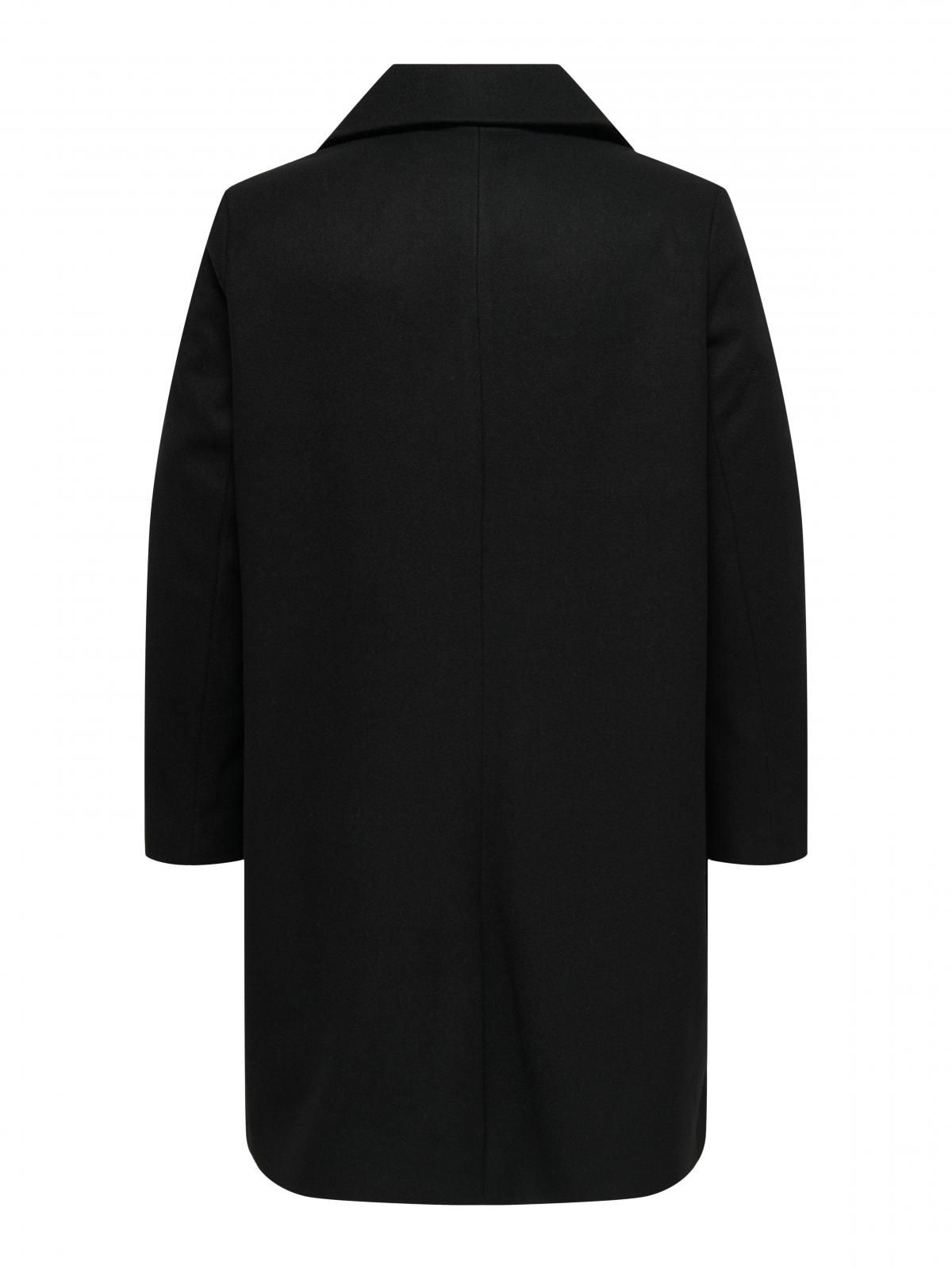 온리 빅사이즈 테크니컬 롱 코트 블랙 15349997_2161 BLACK / BLACK - 상세 이미지 4