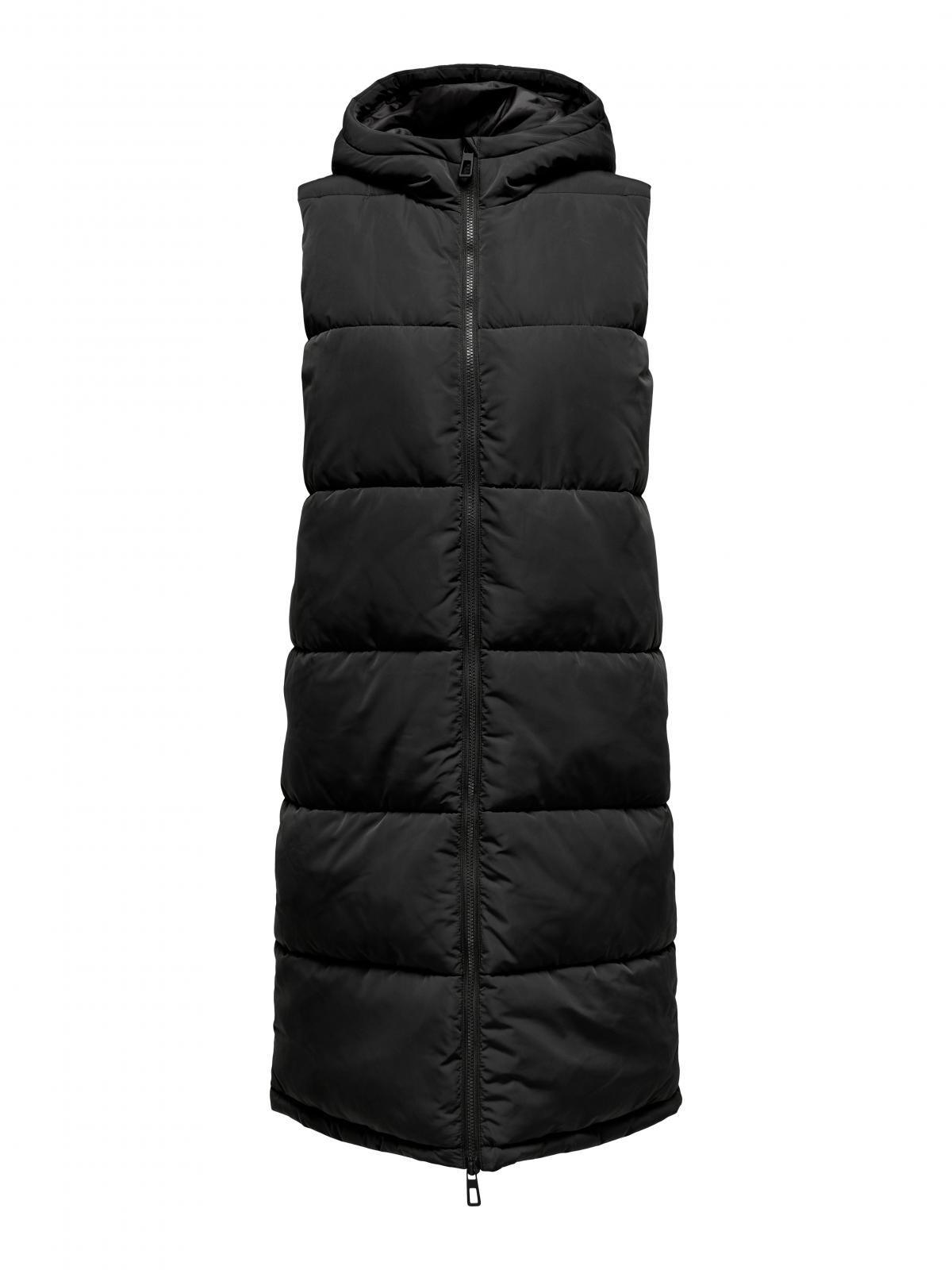 온리 하이넥 롱 패딩 베스트 15241995_2161 BLACK / BLACK - 상세 이미지 3