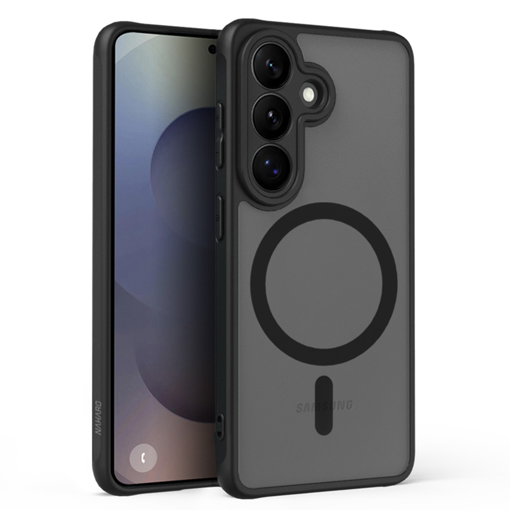 나하로 맥세이프 케이스 아머 하이브리드 블랙, 갤럭시S26