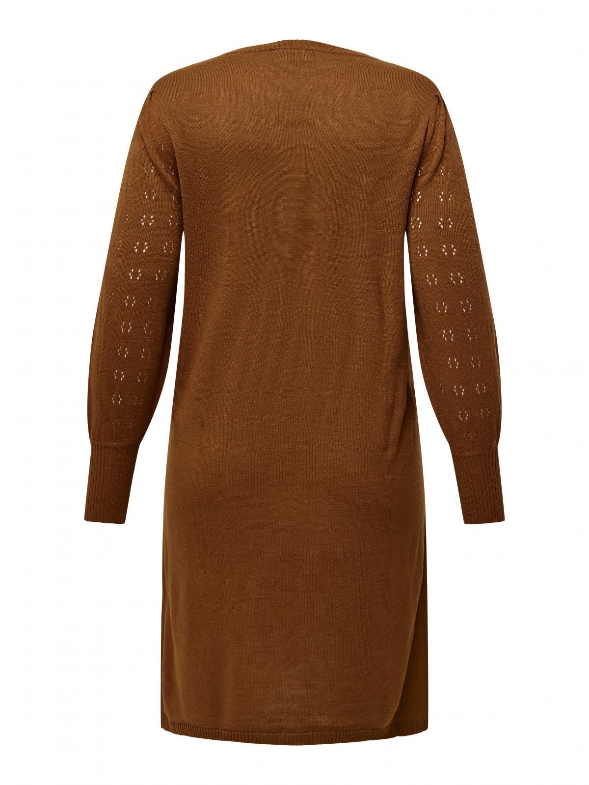 온리 트렌디 니트 롱 원피스 루즈핏 브라운 15303651_252 BROWN / MONKS ROBE - 상세 이미지 4