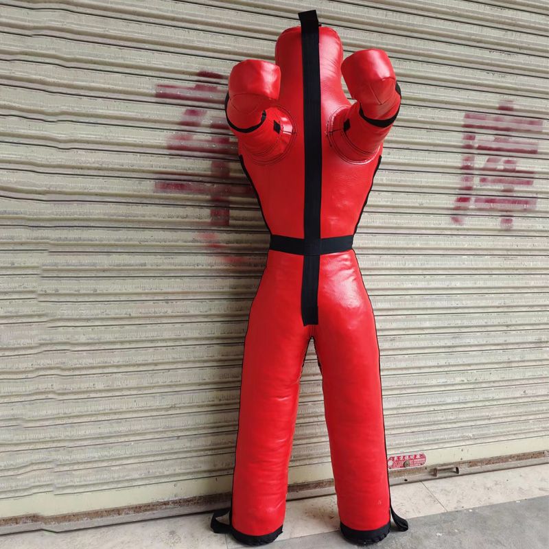 소방 훈련 MMA 소방훈련 더미 170cm 60kg 복싱 인명구조 가죽 레드 120cm 15kg (송장) - 상세 이미지 4