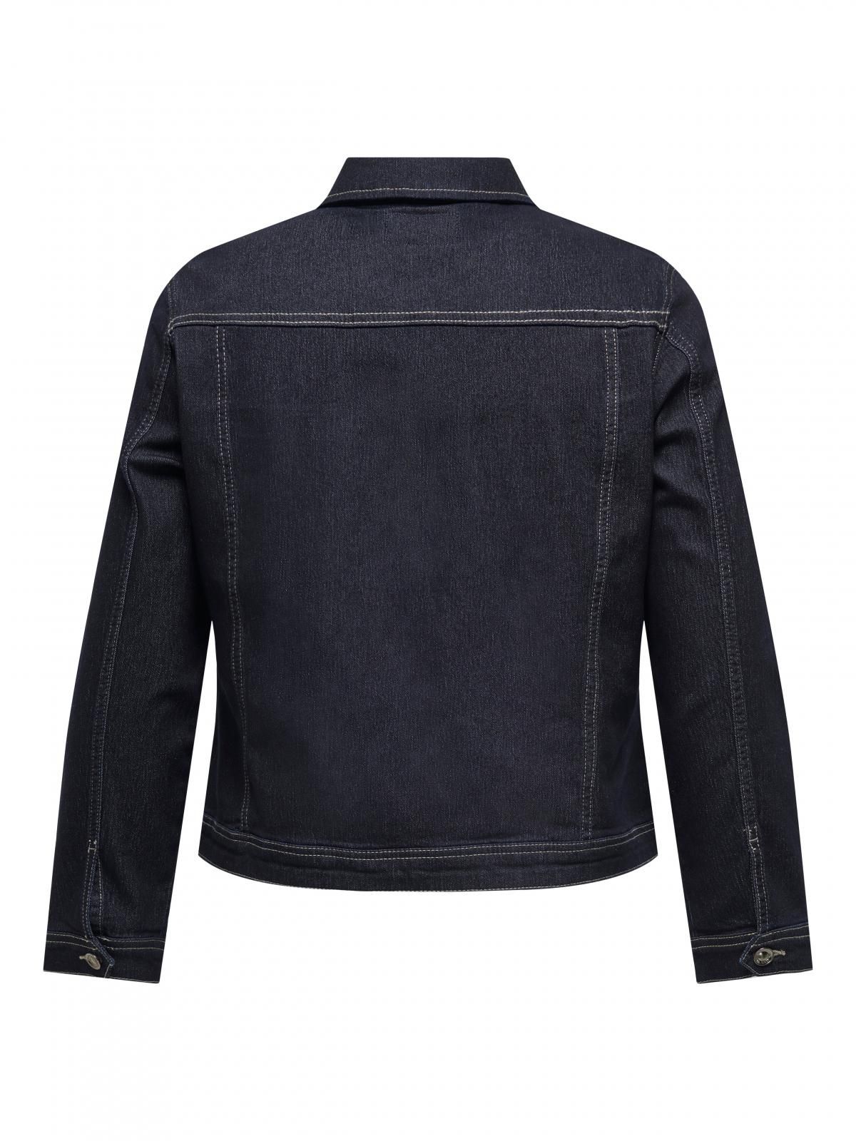 온리 테크니컬 스티치 데님 재킷 15333100_2114 BLUE / DARK BLUE DENIM - 상세 이미지 4