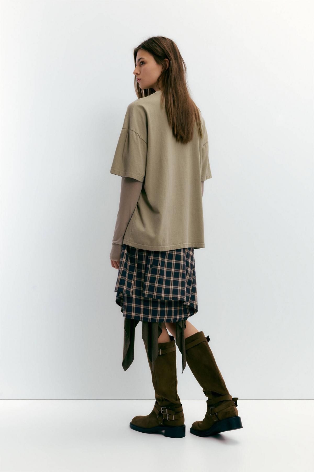 풀앤베어 STWD 더블 슬리브 긴팔 티셔츠 7153/377 MOLE BROWN - 상세 이미지 3