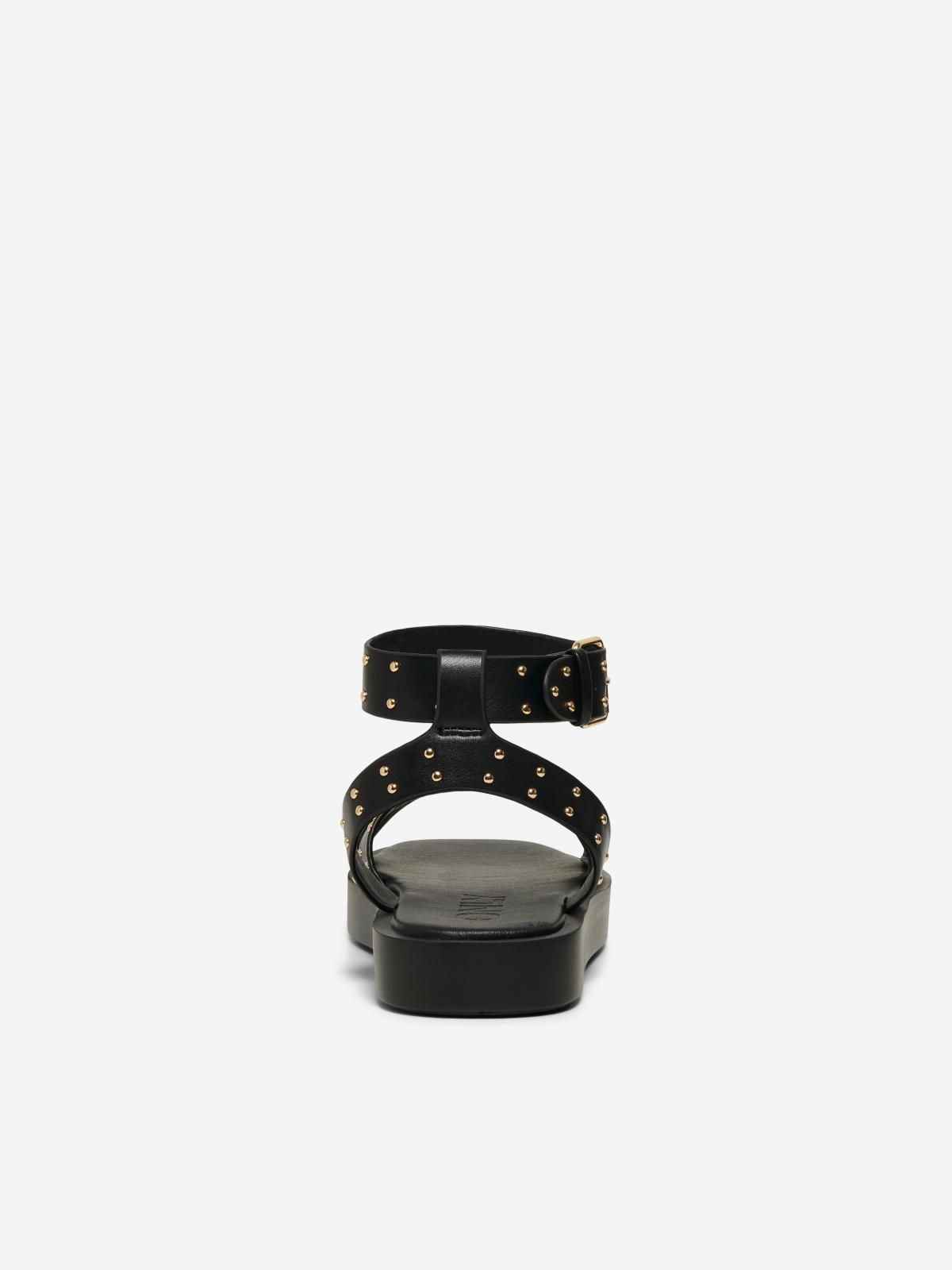 온리 스터드 스트랩 샌들 블랙 15335559_2161 BLACK / BLACK - 상세 이미지 2