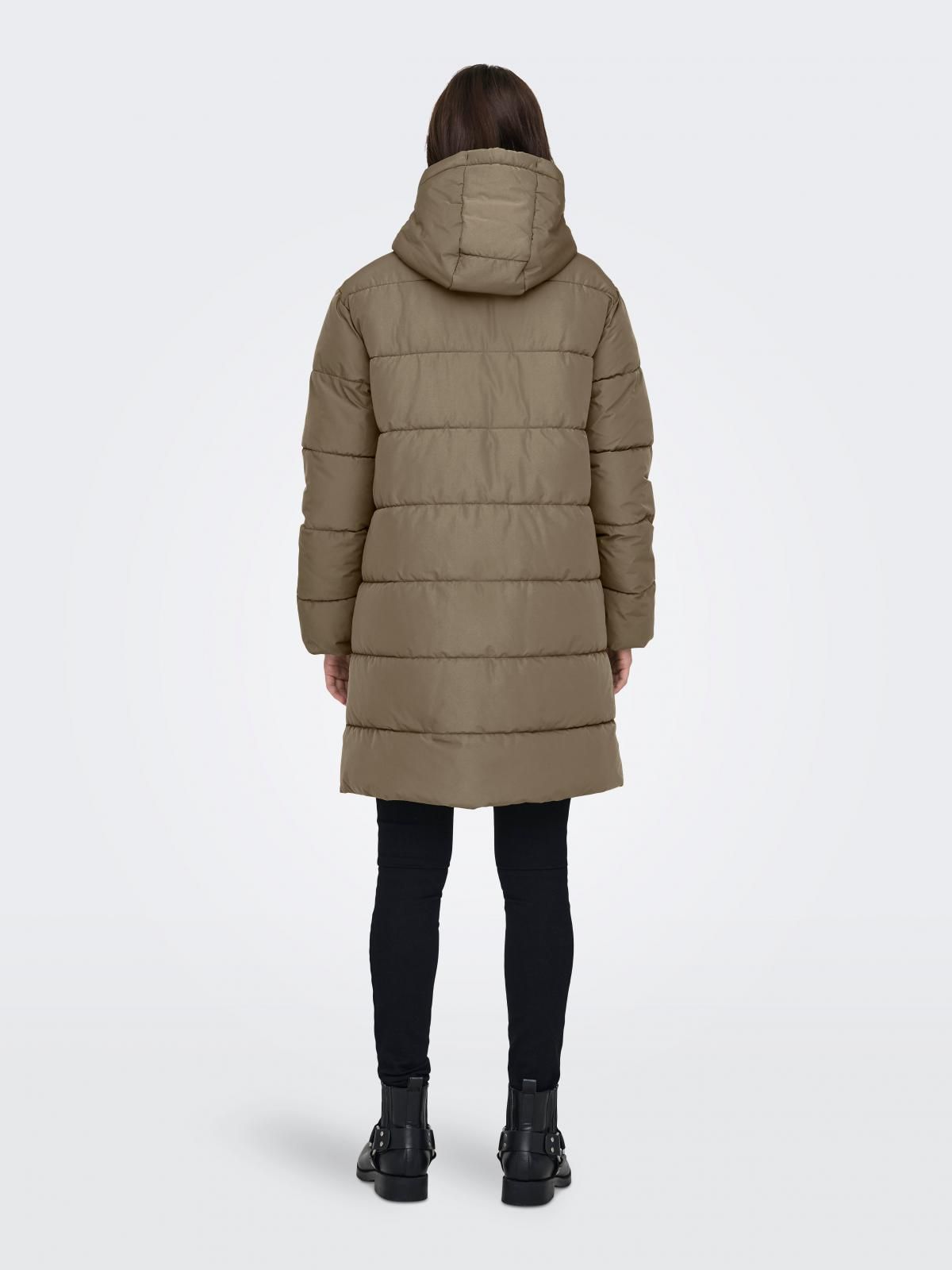 온리 오버핏 롱 패딩 후드 푸퍼 자켓 15323232_189 GREY / STONE GRAY - 상세 이미지 2