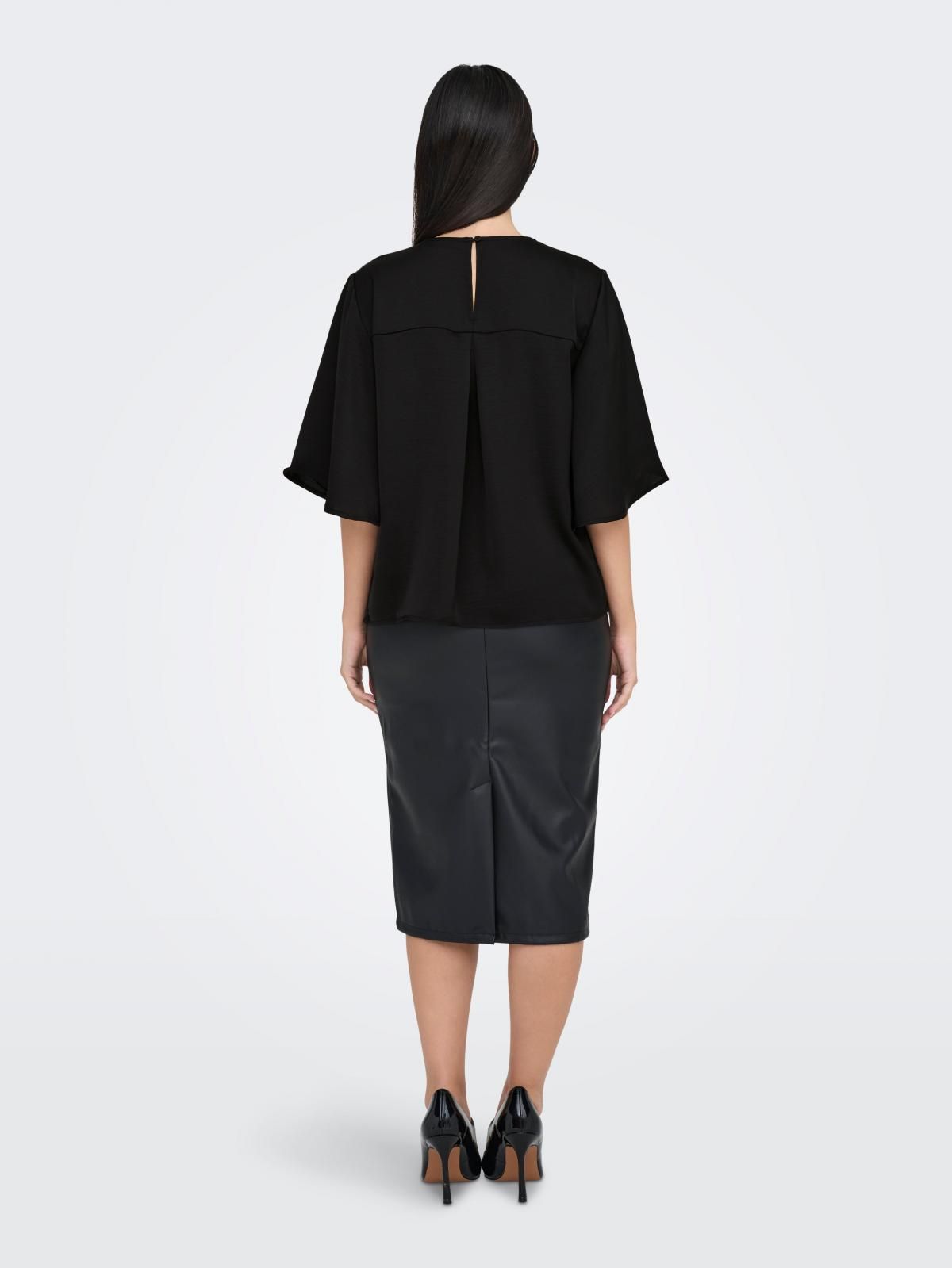 제이디와이 볼륨소매 블랙 블라우스 15336606_2161 BLACK / BLACK - 상세 이미지 2