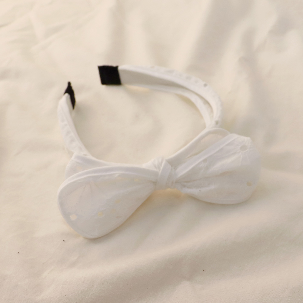 플레어 펀칭레이스 비비안 헤어밴드 유아머리띠 - 상세 이미지 3