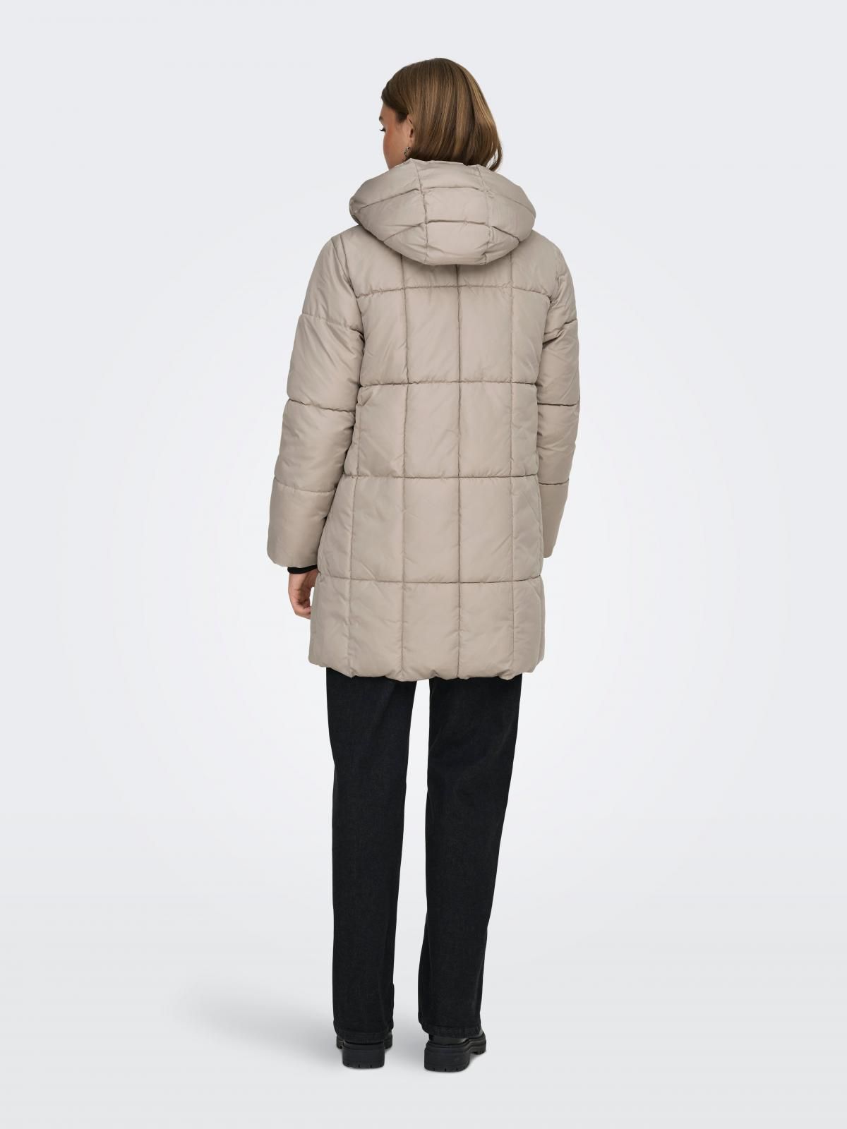 제이디와이 테크니컬 후드 롱 패딩코트 15307740_116_1070522 WHITE / SIMPLY TAUPE - 상세 이미지 2