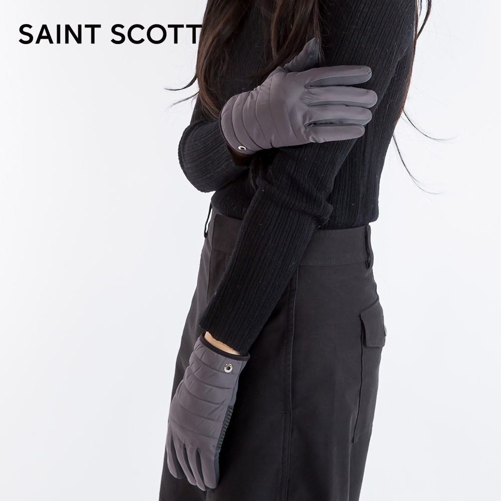 세인트스코트 패딩 스마트 터치 여성 겨울 퀄팅 장갑