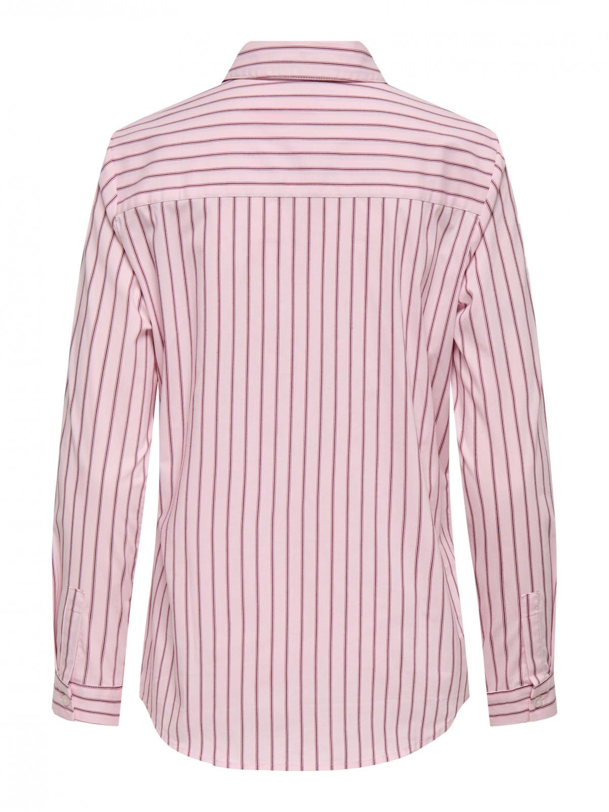 제이디와이 스트라이프 루즈핏 코튼 셔츠 15149877_917_1260122 PURPLE / CHALK PINK - 상세 이미지 5