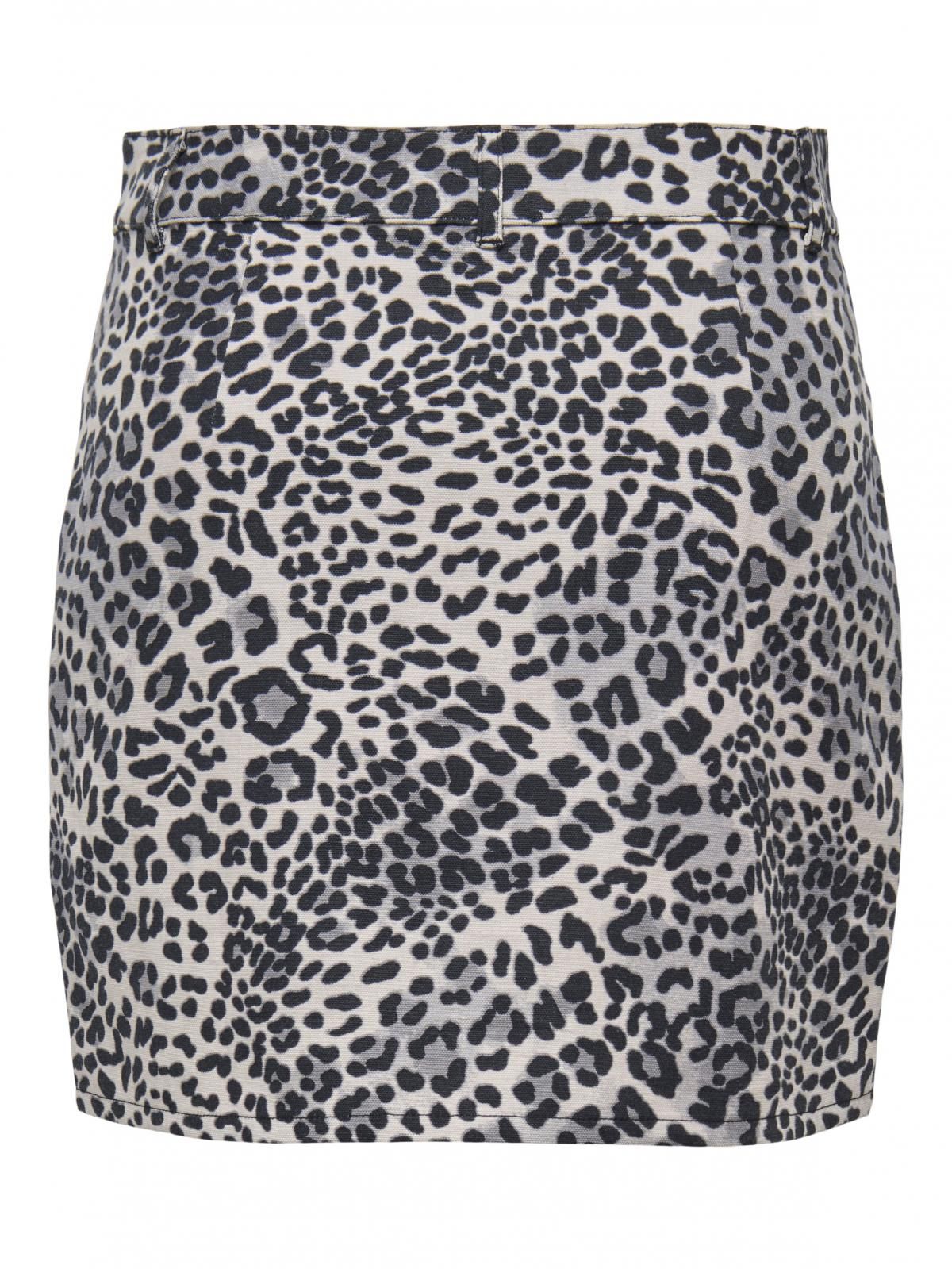 제이디와이 레오파드 패턴 미니 스커트 15354215_147_1205585 GREY / VAPOR BLUE - 상세 이미지 4
