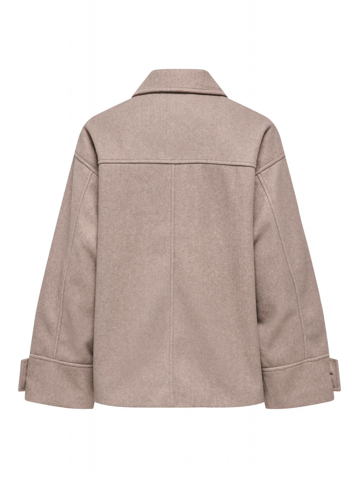 온리 테크니컬 숏 자켓 코트 15349219_120_1218360 GREY / WALNUT - 상세 이미지 4