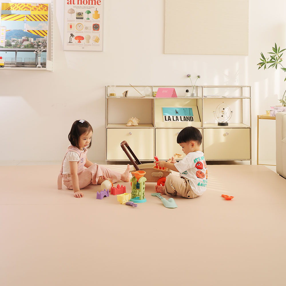 avec 두꺼운 접이식 대형매트 280x240 거실 140x240 놀이방매트 트와이스 폴더 - 상품 이미지