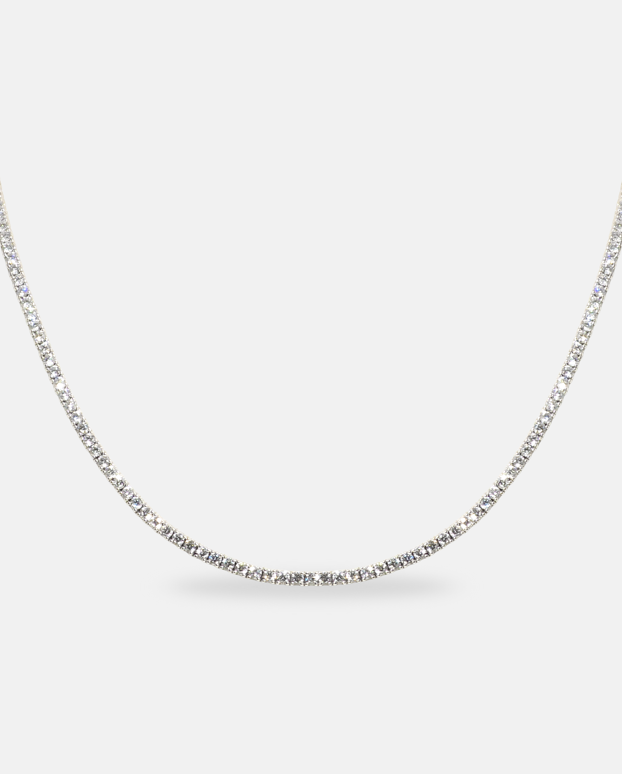 랩다이아 테니스목걸이 2mm 고퀄리티 랩다이아몬드14k 18k - 메인 이미지