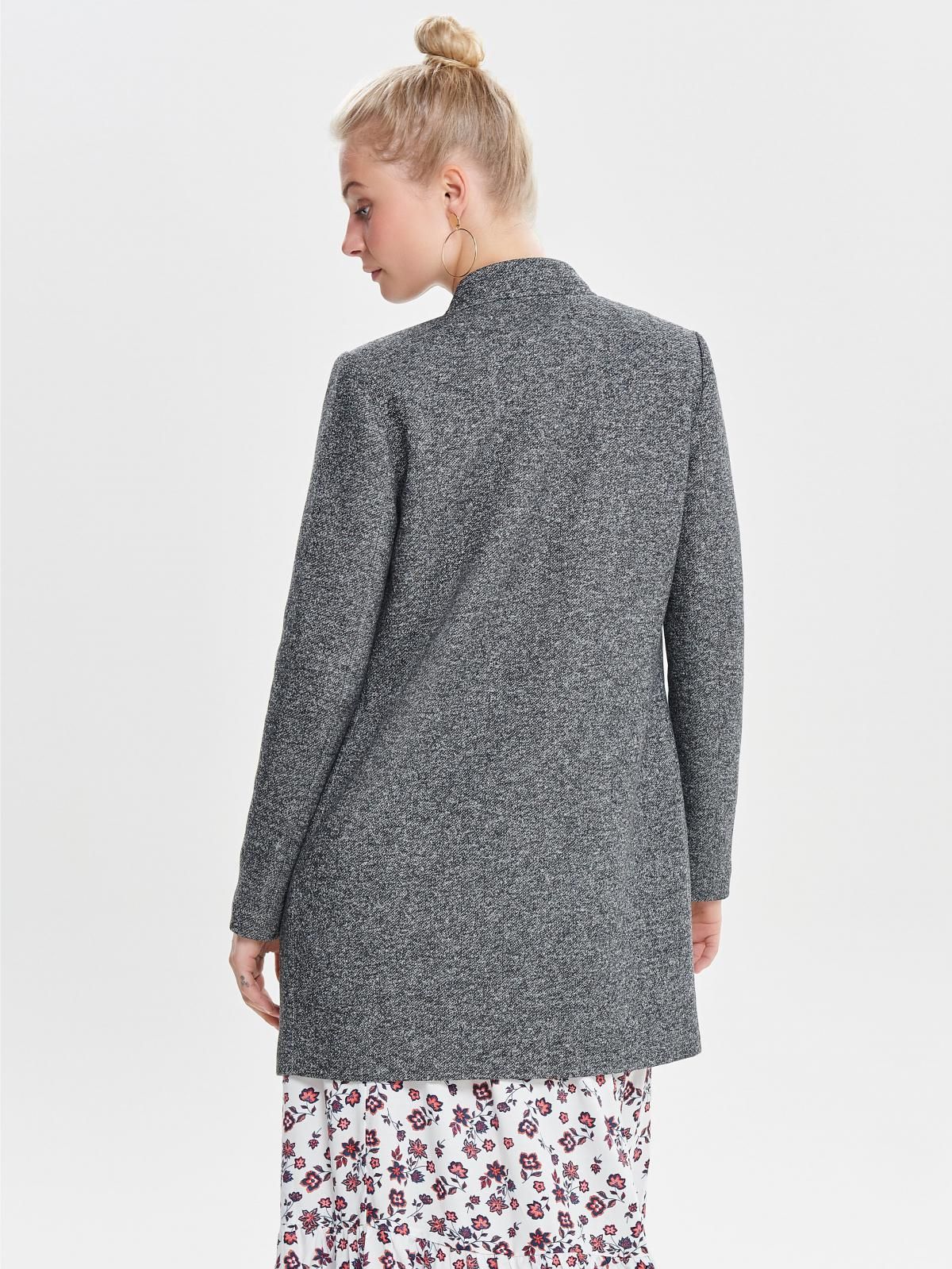온리 테크니컬 슬림핏 오픈 블레이저 15149366_2383 GREY / DARK GREY MELANGE - 상세 이미지 2