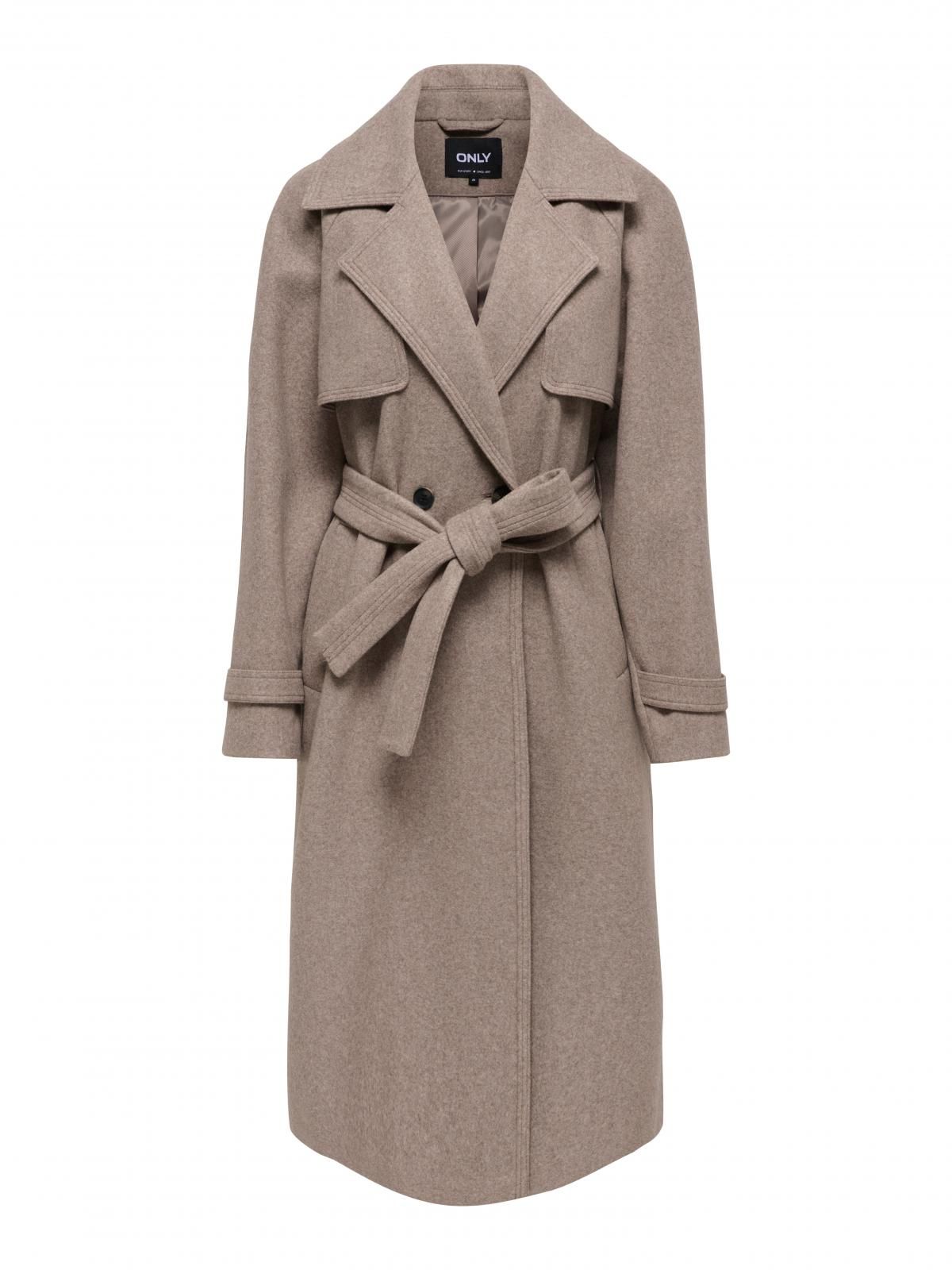 온리 테크니컬 소프트 롱 벨티드 코트 15373586_116_1270340 WHITE / SIMPLY TAUPE - 상세 이미지 3