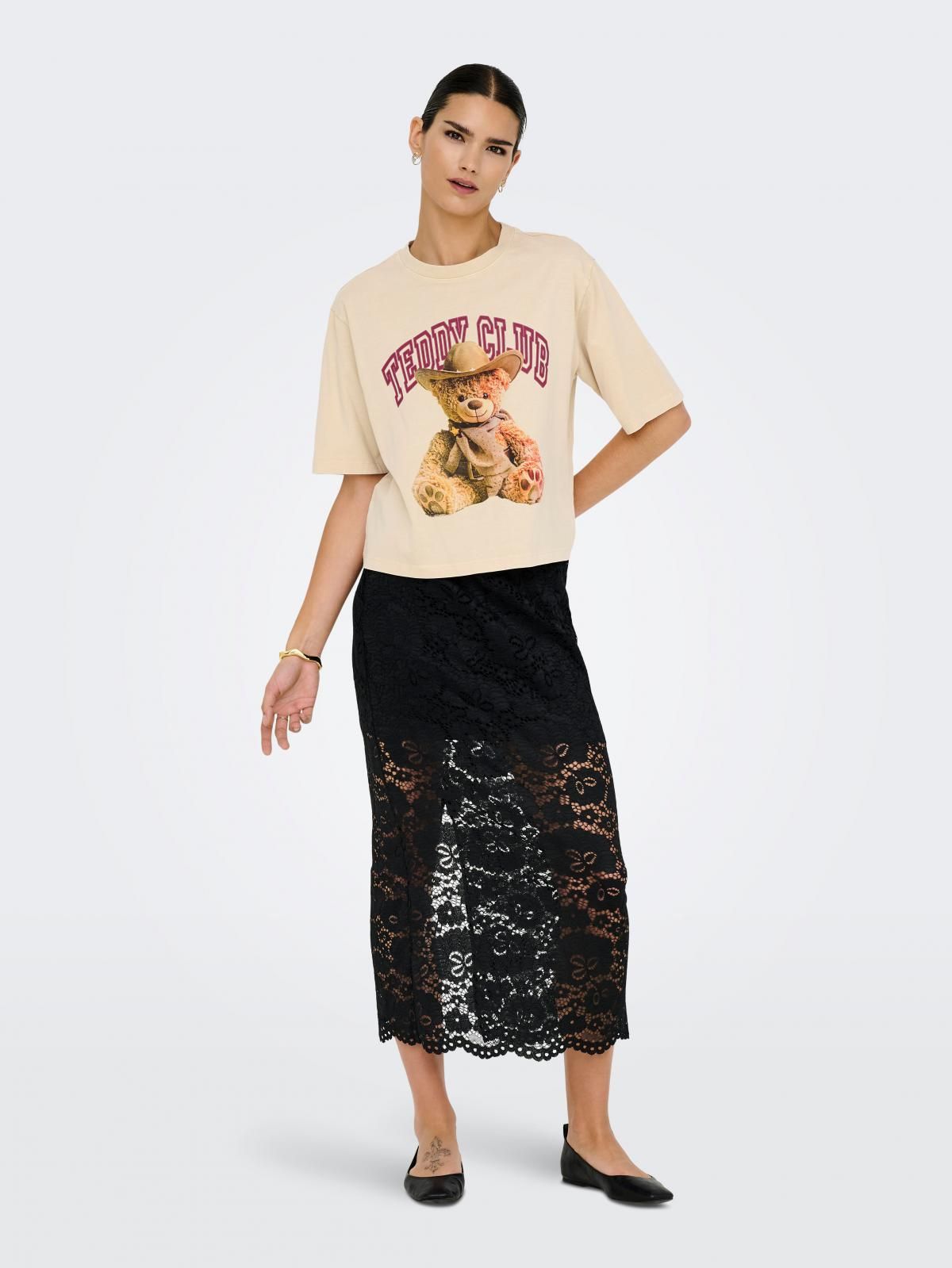 제이디와이 레이스 미디 롱 스커트 15356129_2161 BLACK / BLACK - 상세 이미지 5