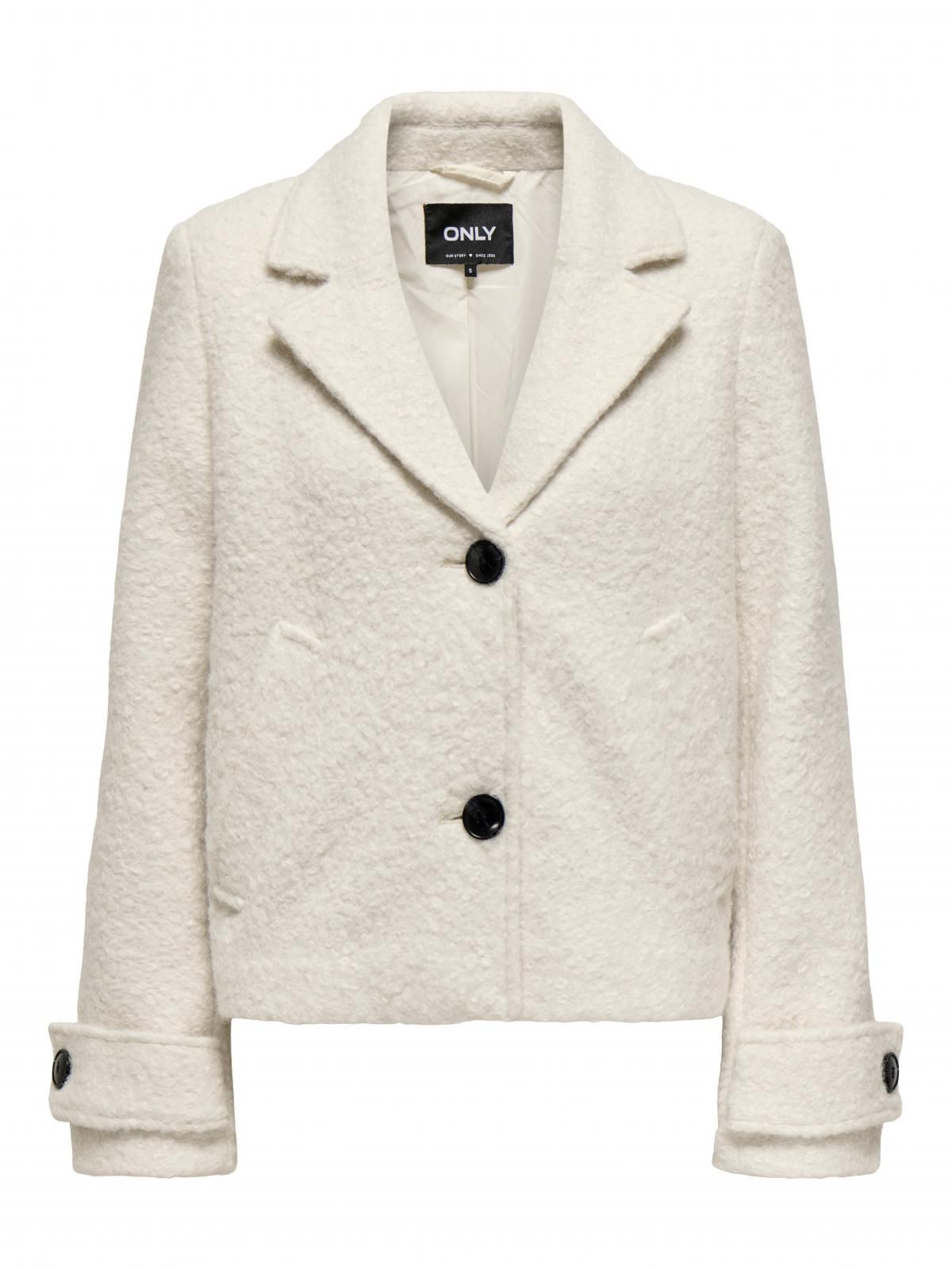 온리 테디 디테일 숏 코트 15321874_115 BEIGE / PUMICE STONE - 상세 이미지 3