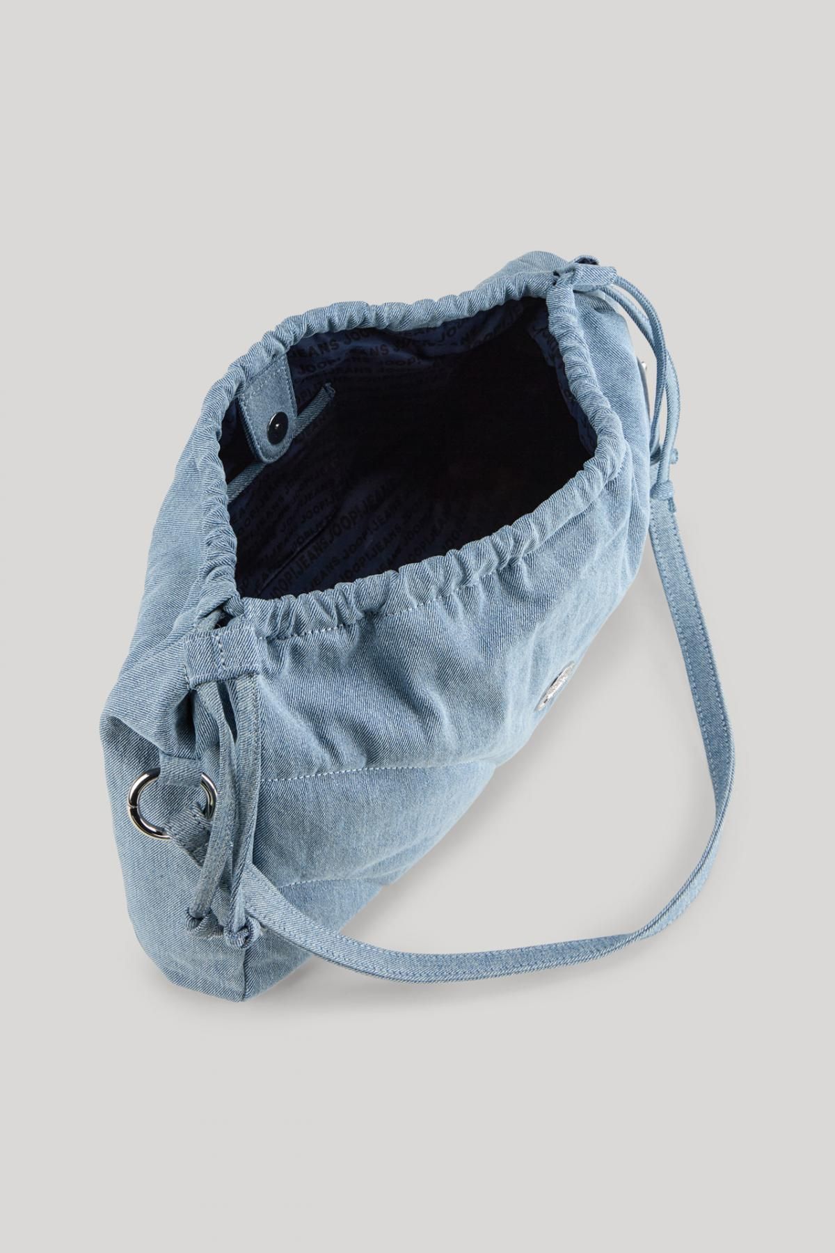 윱 데님 퀼팅 캐주얼 쇼퍼백 580005692-4130001119-404 BLAU - 상세 이미지 4