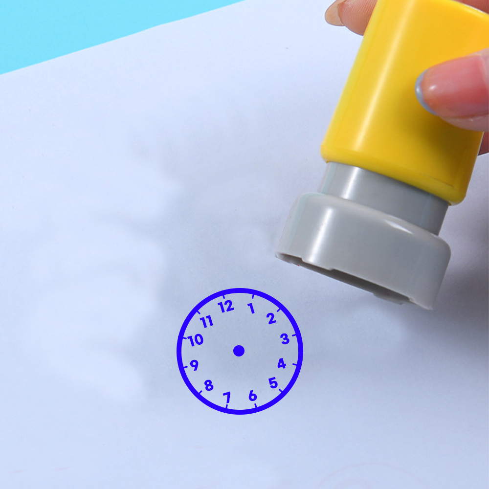 리빙드림 시계 스탬프 만년 도장 학원 참잘했어요 숙제 선생님 교사 학원 네임 다꾸 이미지 6