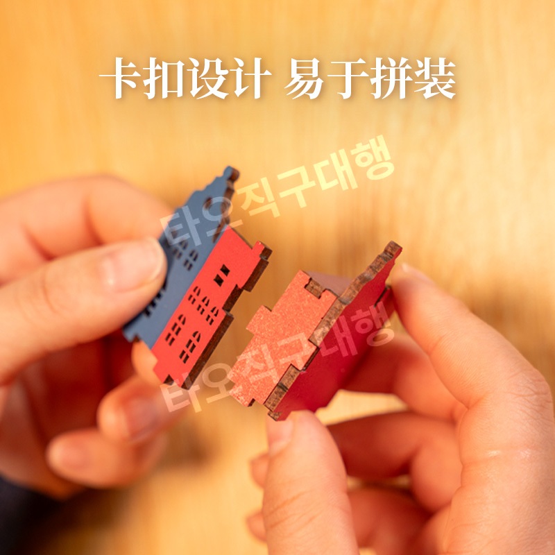 로라이프 크리스마스 인테리어 하우스 북엔드 주방 우드 만들기 로보타임 미니어쳐 조립 rolife - 상세 이미지 4