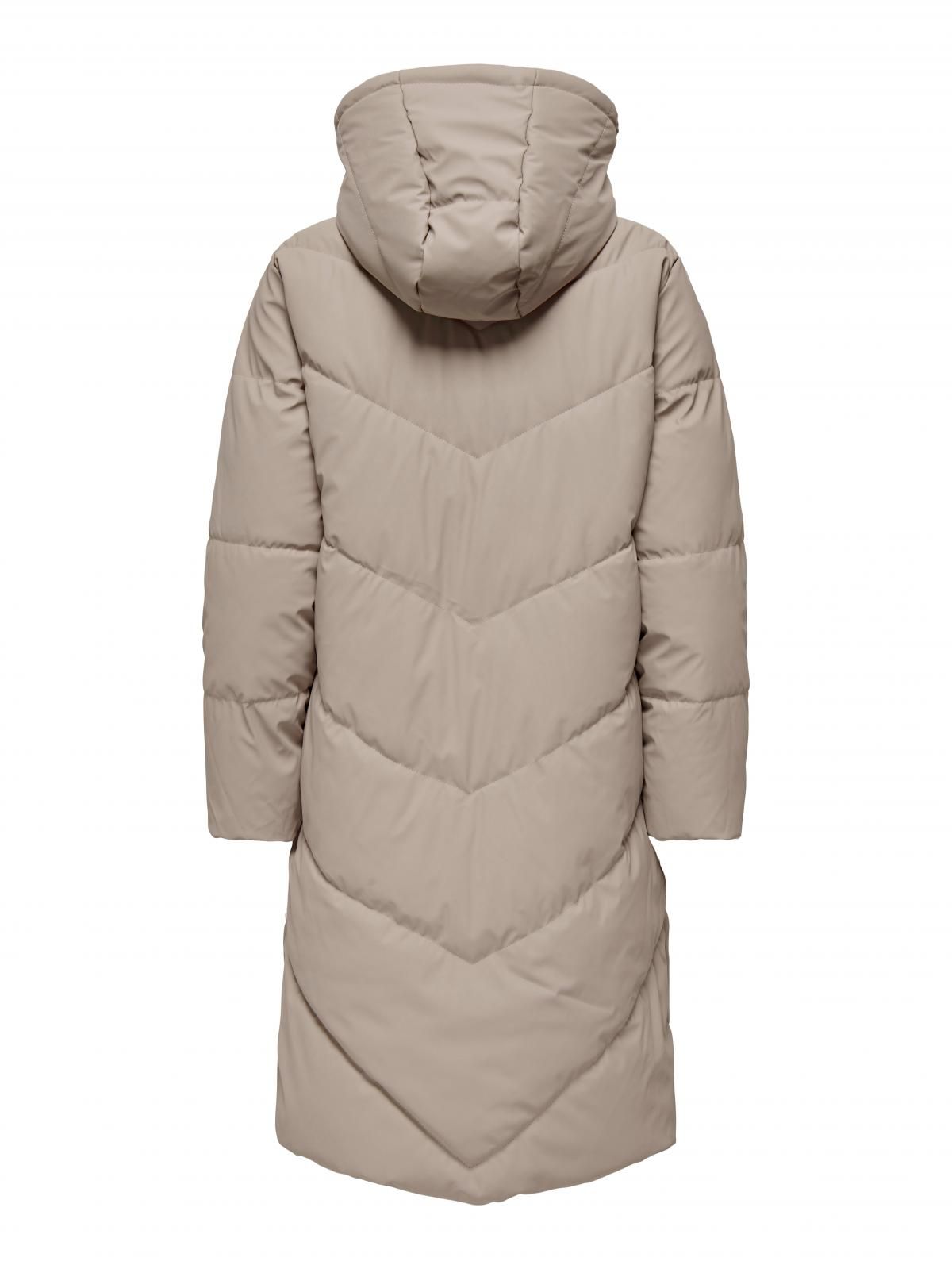 제이디와이 웜 테크니컬 롱 후드 패딩코트 15217556_116 WHITE / SIMPLY TAUPE - 상세 이미지 5
