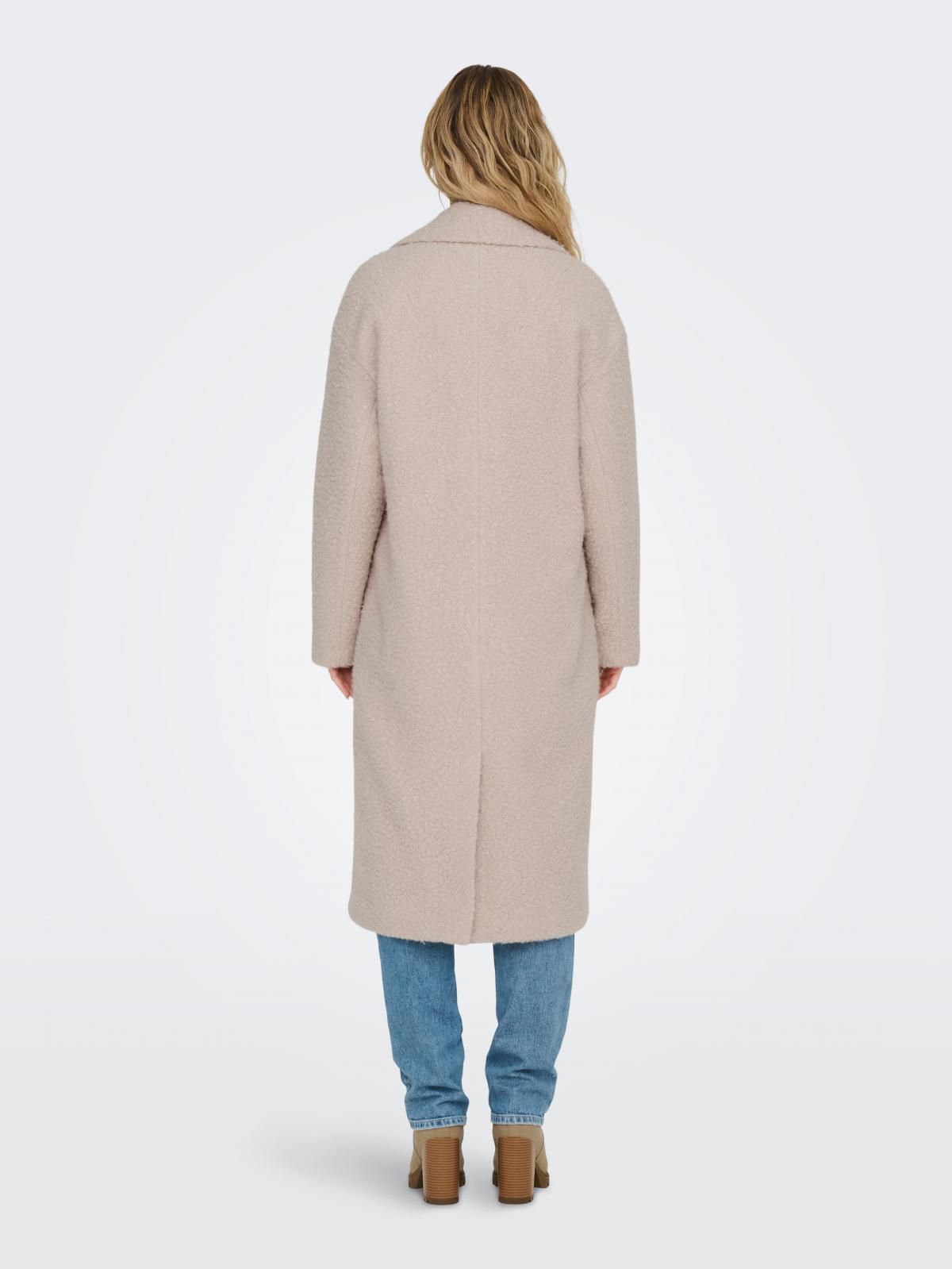 온리 테크니컬 더블브레스트 롱코트 15293695_115 BEIGE / PUMICE STONE - 상세 이미지 3