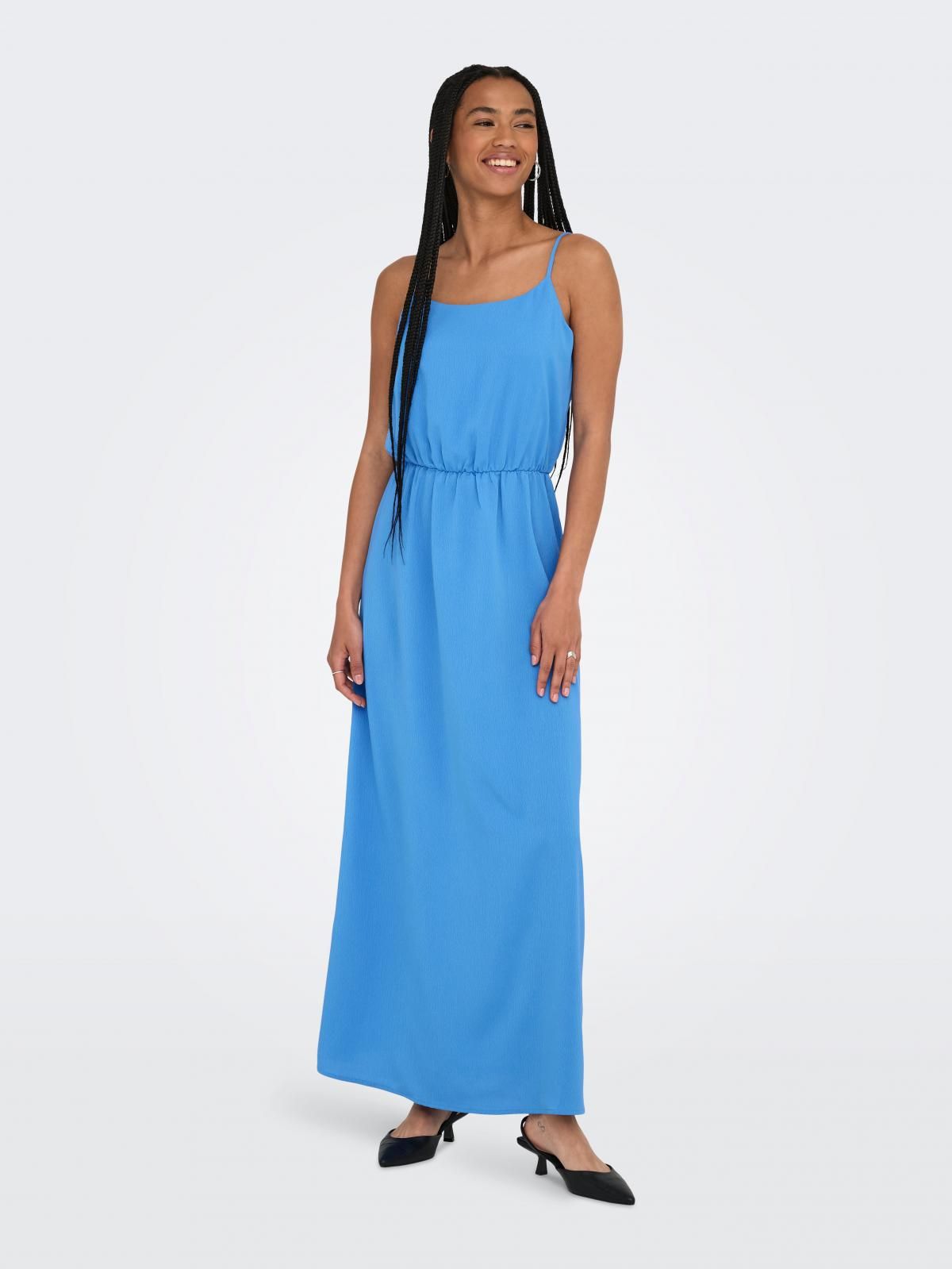 온리 테크니컬 스트랩 롱 원피스 블루 15357110_1278 BLUE / REGATTA - 상품 이미지