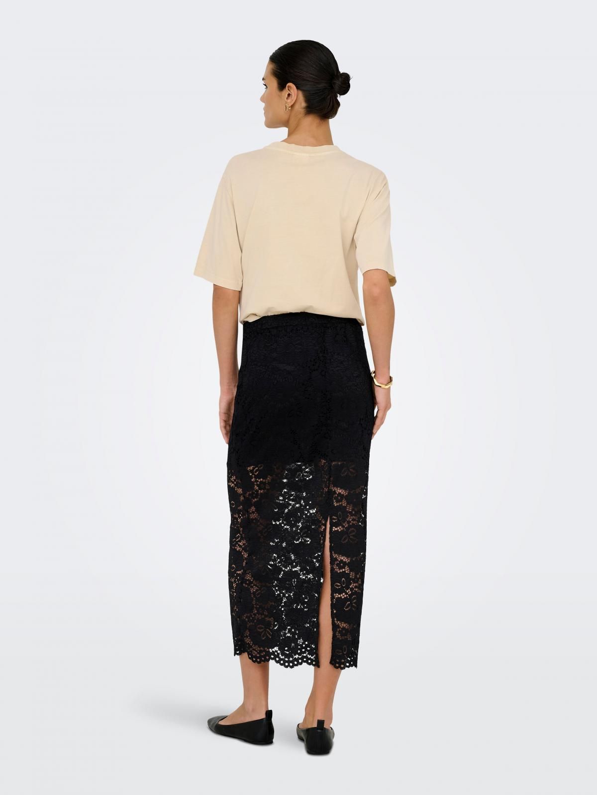 제이디와이 레이스 미디 롱 스커트 15356129_2161 BLACK / BLACK - 상세 이미지 2
