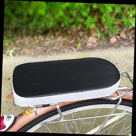 자전거 뒷좌석 쿠션 시트 아동 동승 안전 보조 의자 메쉬 통기성 짐받이 설치형