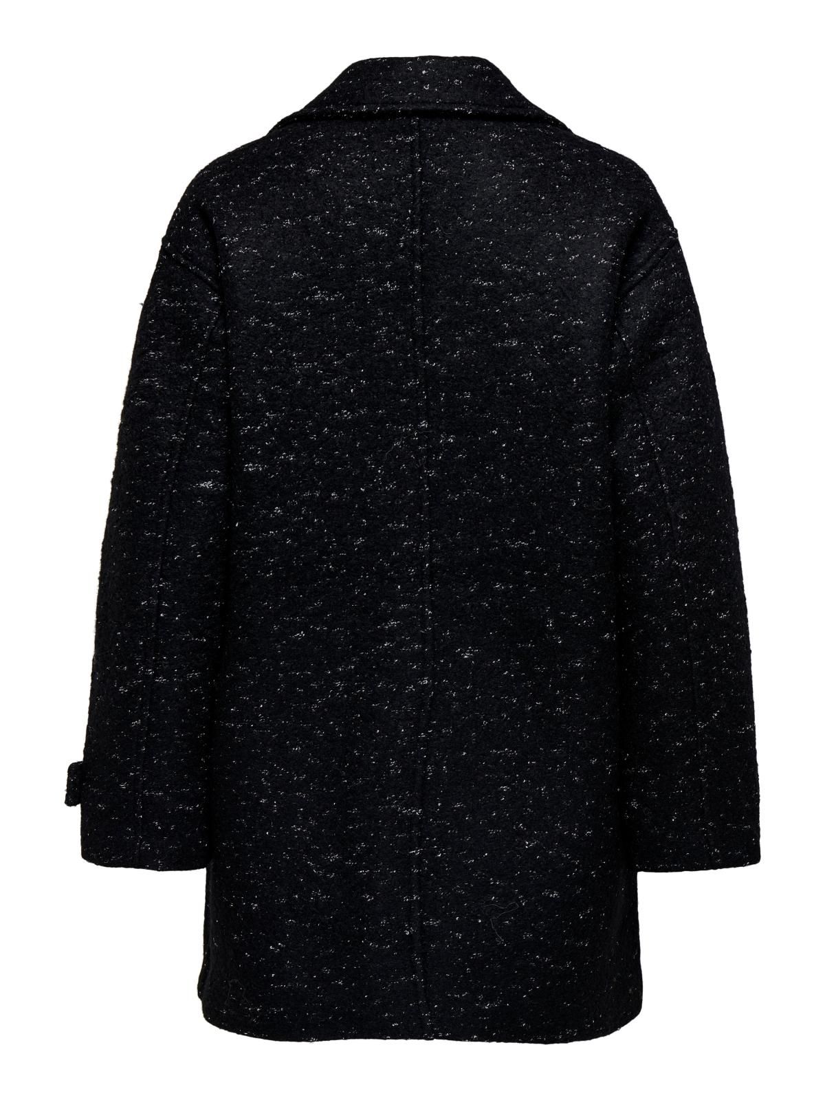 온리 테크니컬 하이넥 롱 코트 15321880_2161_1106995 BLACK / BLACK - 상세 이미지 4