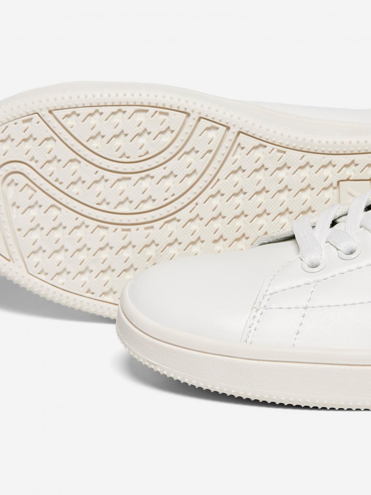 온리 베이직 화이트 로우탑 스니커즈 15184294_2206 WHITE / WHITE - 상세 이미지 4