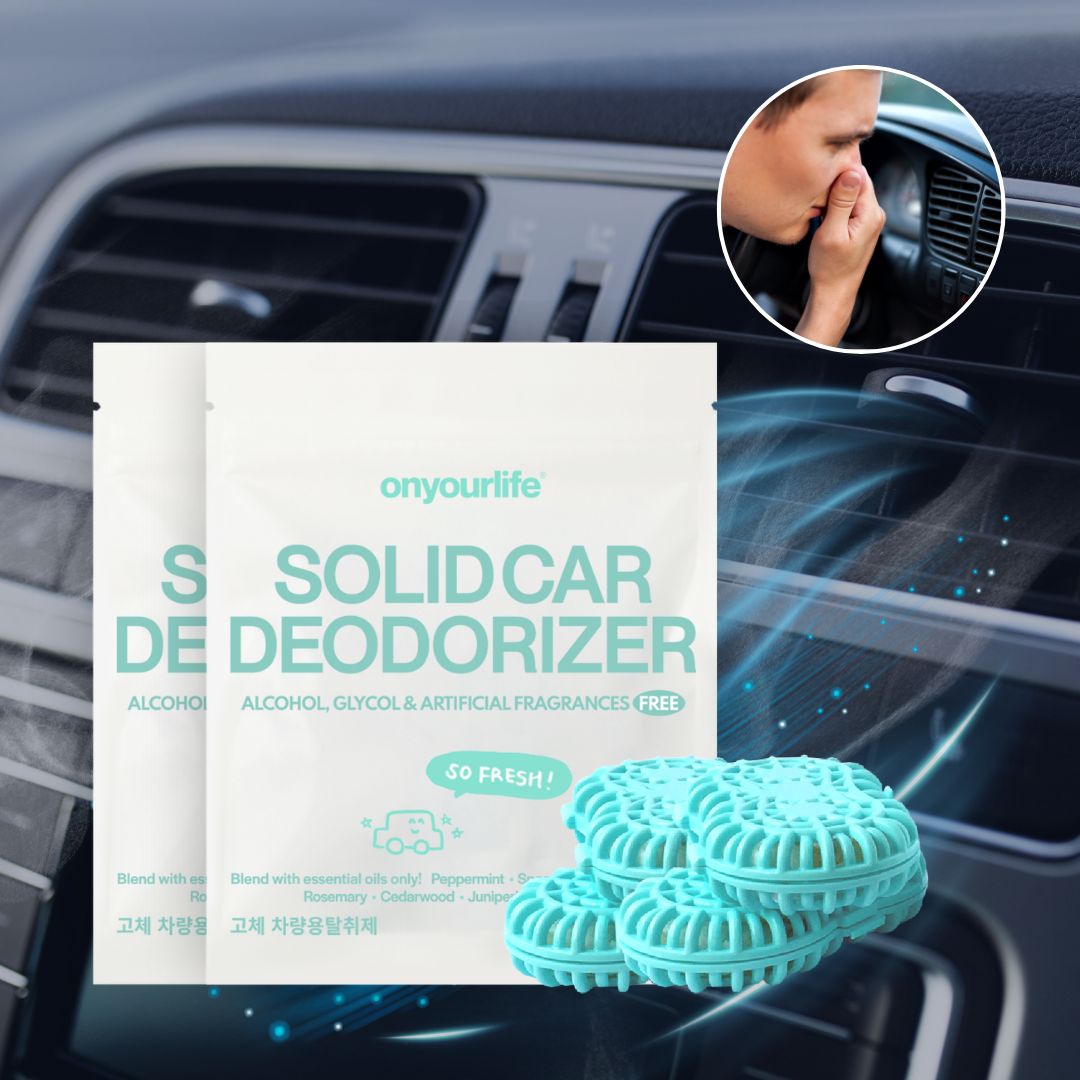 온유어라이프 자동차 차 에어컨 냄새제거 차량 탈취제 2세트