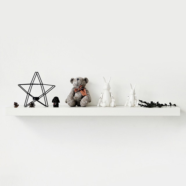 ENKEL 벽선반 110x26x5 화이트 3048.3774 - 메인 이미지