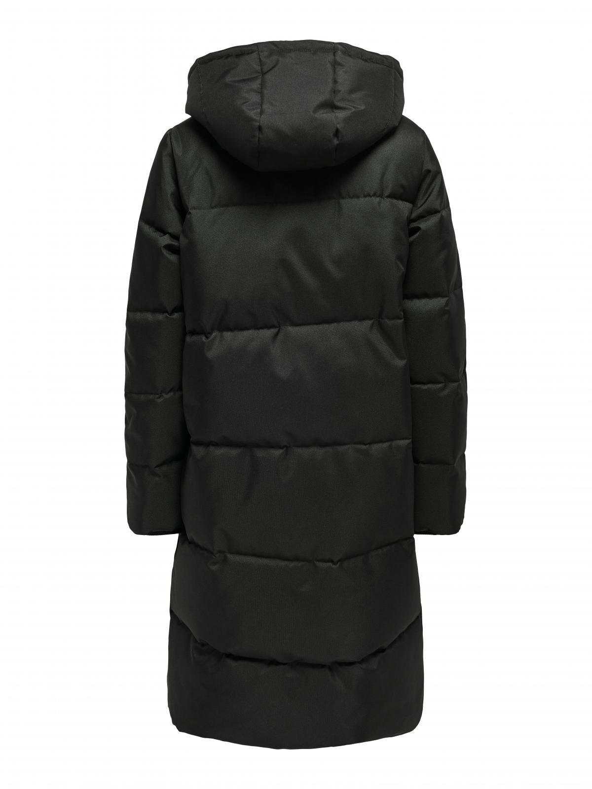 온리 프리미엄 윈드프루프 후드 패딩코트 15318853_2161 BLACK / BLACK - 상세 이미지 4