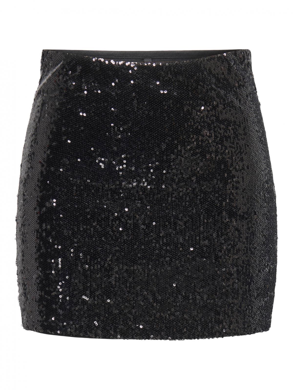 온리 글리터 시퀸 블랙 미니 스커트 15357339_2161_1231786 BLACK / BLACK - 상세 이미지 3
