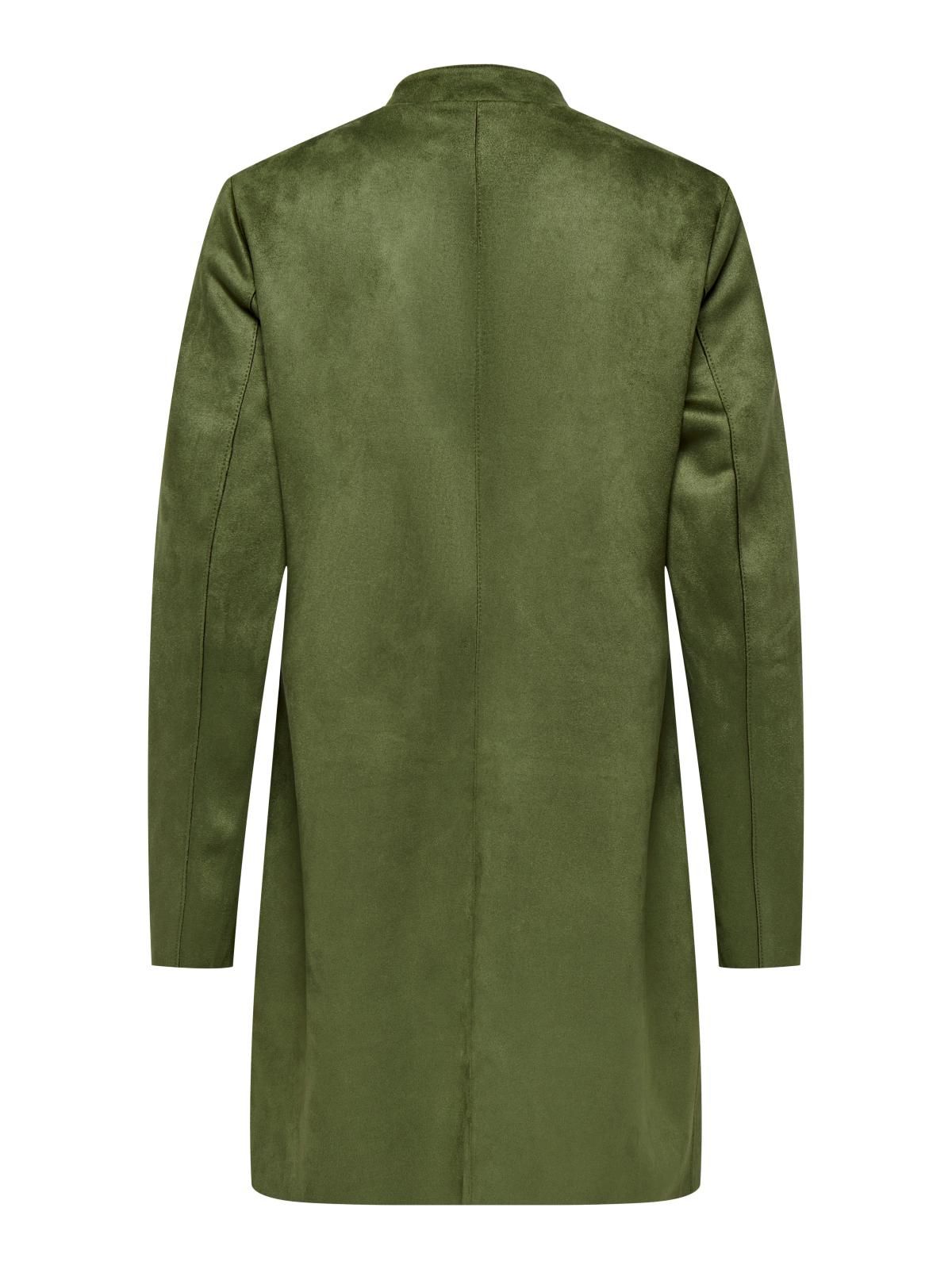 온리 오버핏 테크니컬 싱글 롱 코트 15218563_2009 GREEN / WINTER MOSS - 상세 이미지 4