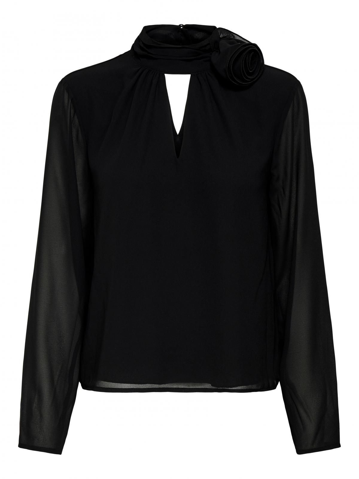 제이디와이 파티 하이넥 블랙 긴팔 블라우스 15361373_2161 BLACK / BLACK - 상세 이미지 3