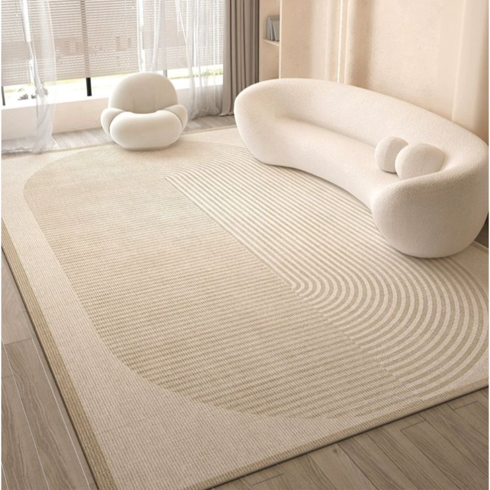 크림풍 거실 고급 소파 방수 신상 침실 매트 와비사비 -5T 두꺼워진업그레이드 맞춤 사이즈 고객 서비스 문의 - 상품 이미지