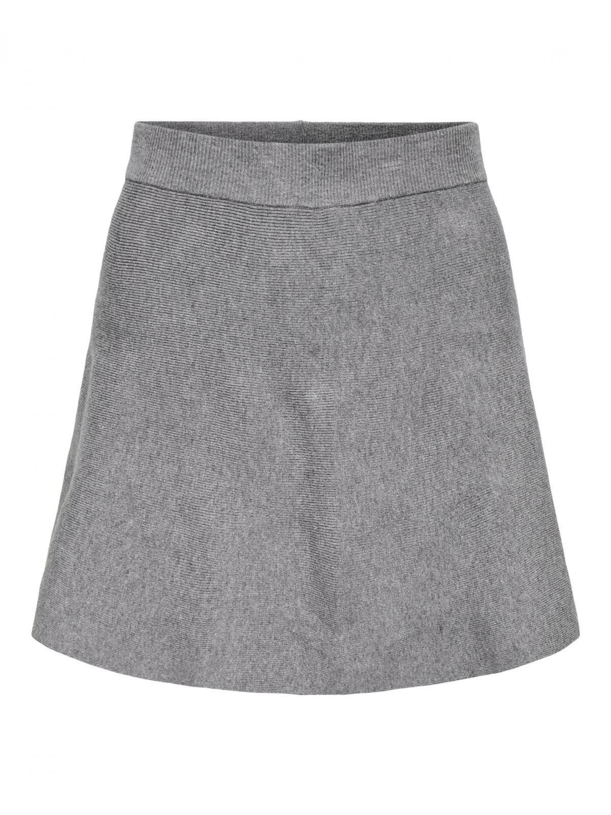 온리 니트 베이직 미니 스커트 15358138_2382 GREY / MEDIUM GREY MELANGE - 상세 이미지 3