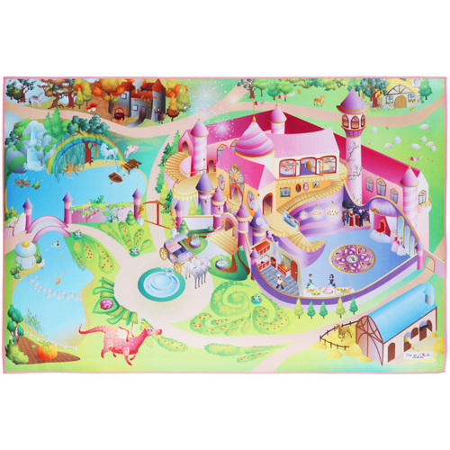 OF KIDS 플레이매트 공주성 100x150 - 메인 이미지