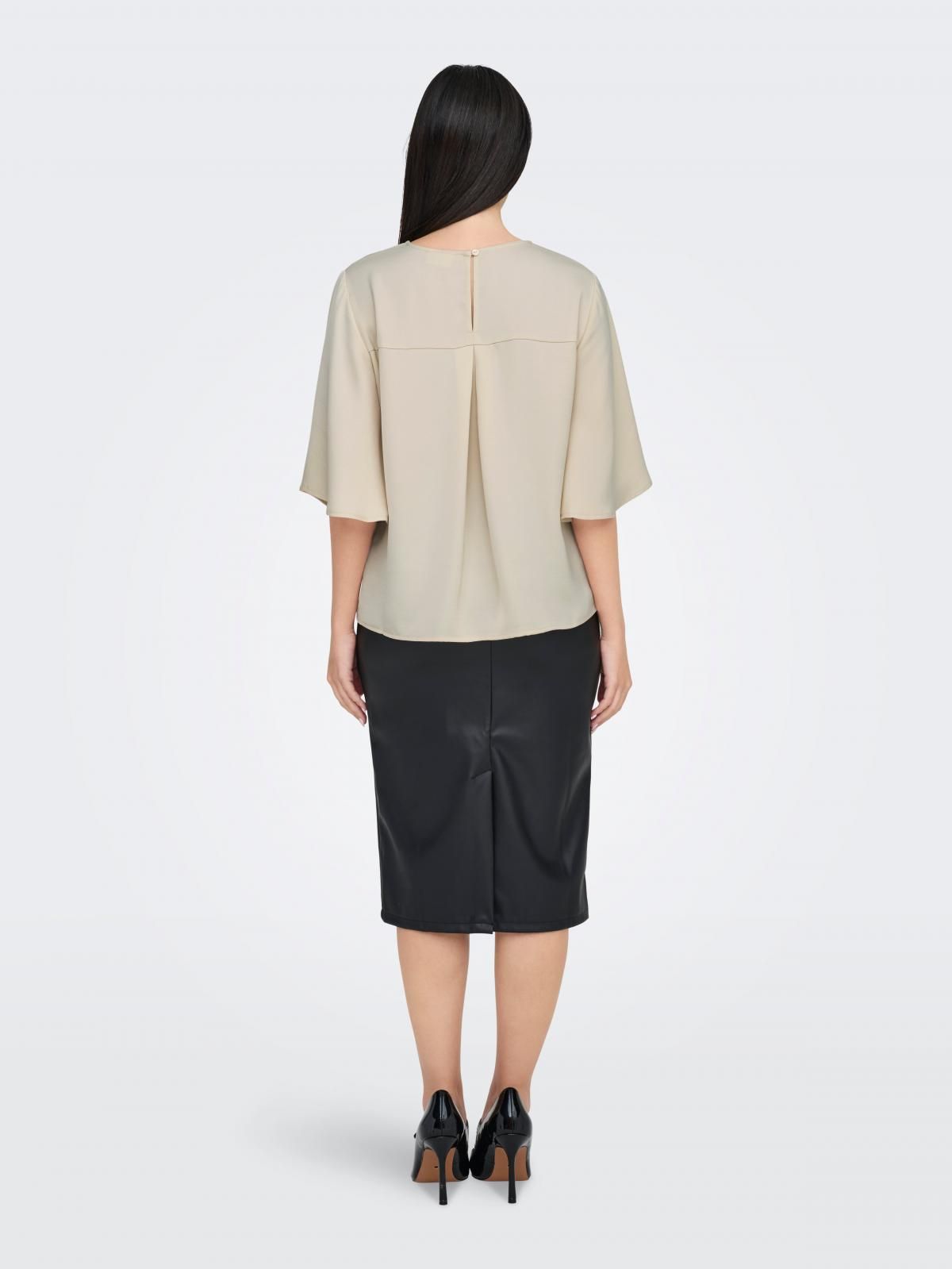 제이디와이 볼륨소매 라운드넥 블라우스 15336606_34 GREY / SANDSHELL - 상세 이미지 2