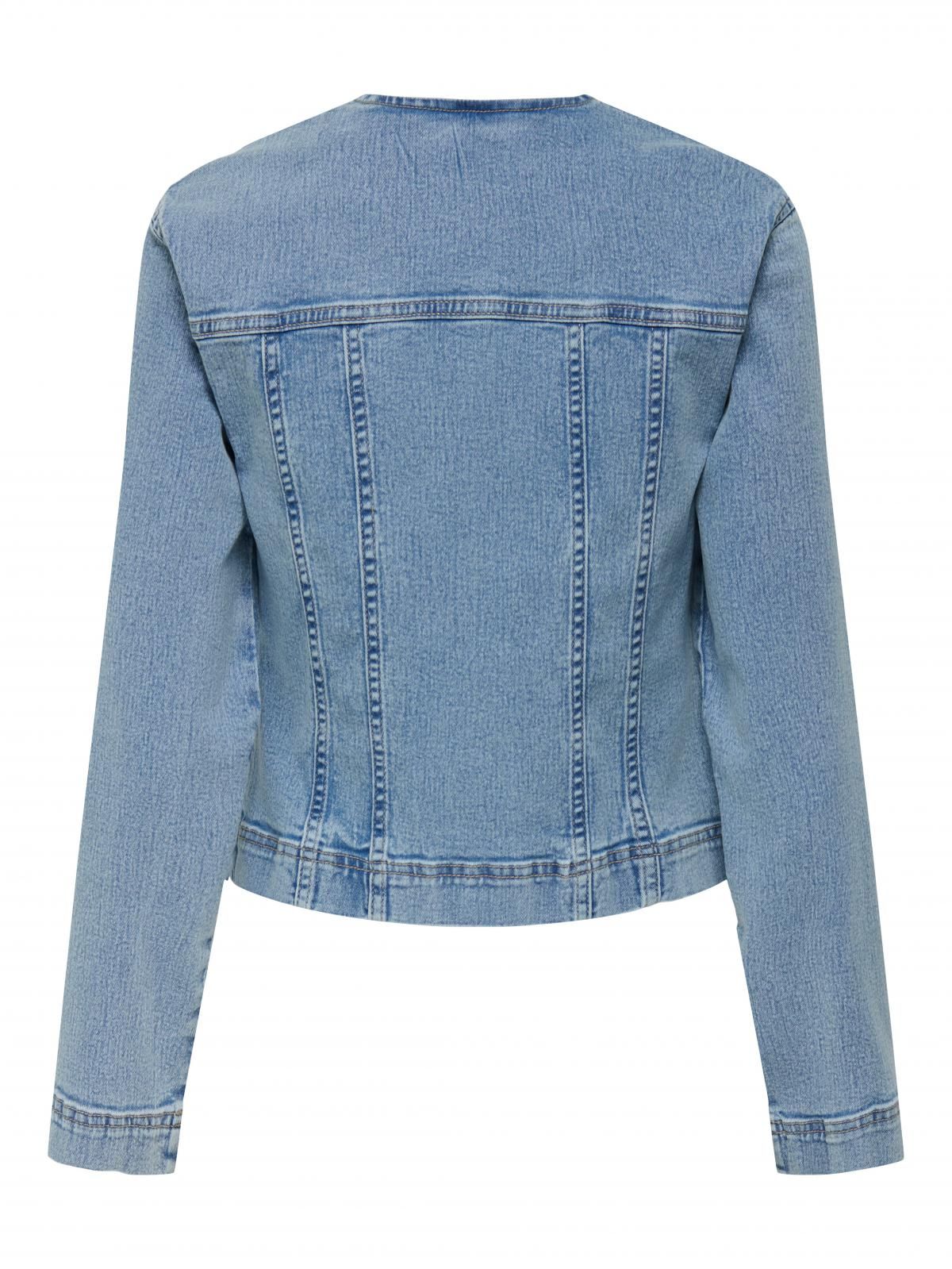 온리 트렌디 데님 데님 재킷 15357964_2116 BLUE / LIGHT BLUE DENIM - 상세 이미지 4