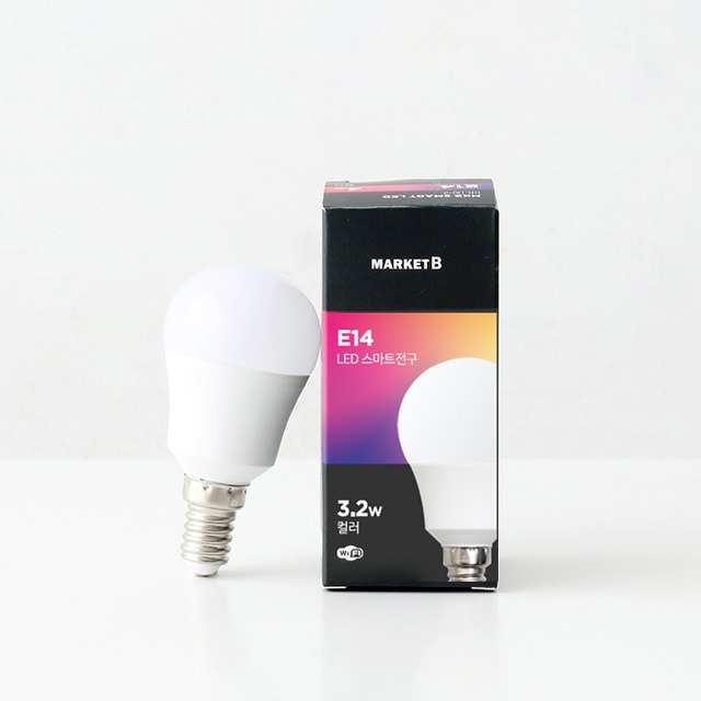 E14 LED 스마트전구 3.2W 컬러 1732.8520 - 메인 이미지