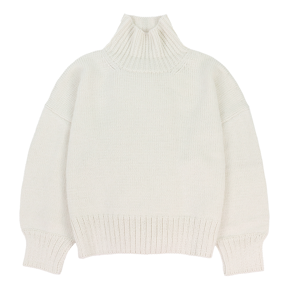 샤이나모트 여성 Rhys 스웨터 RHYSSWEATER-FW24-CREAM - 메인 이미지