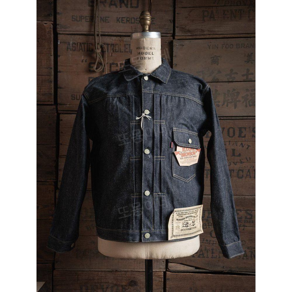 브론슨 BRONSON 37806XX 기본 색상 데님 13oz 싱글 포켓 타입 파랑 M - 상품 이미지
